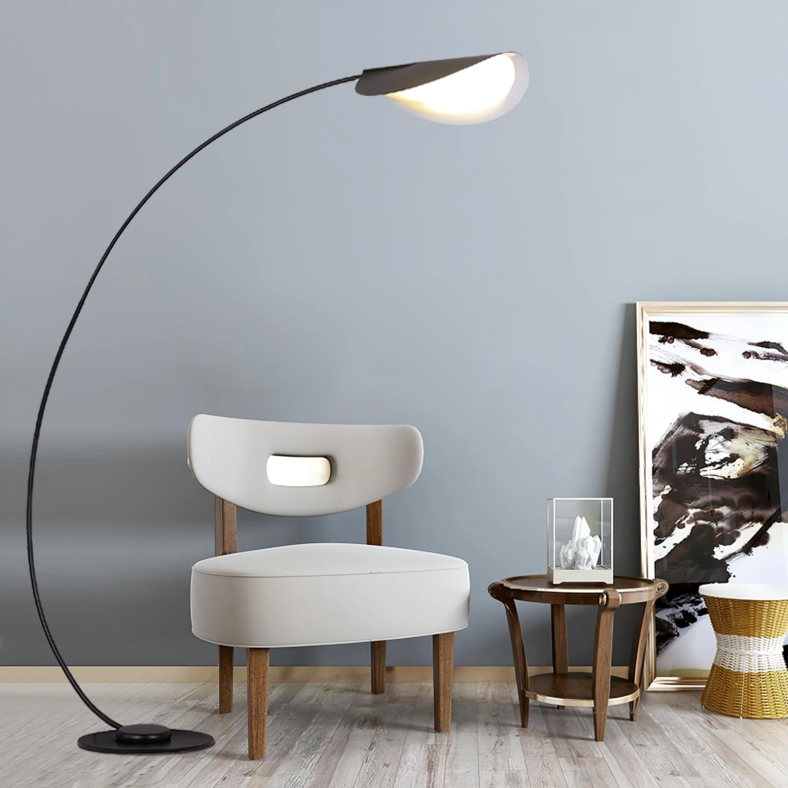 Black Contemporary Floor Lamp - Image 15