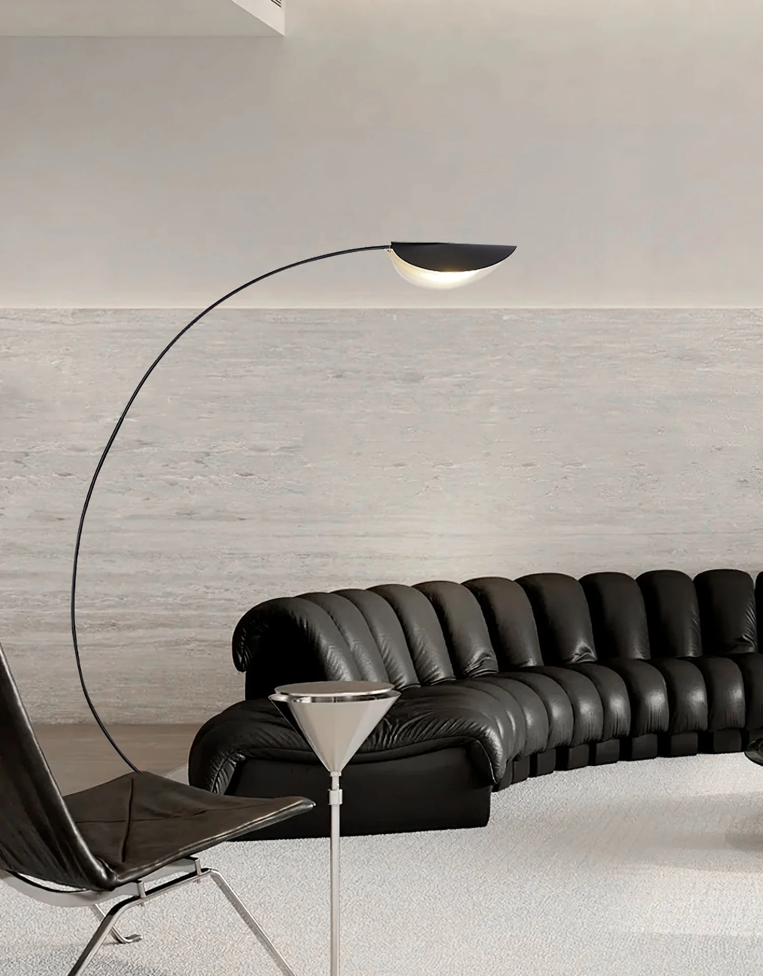 Black Contemporary Floor Lamp - Image 20