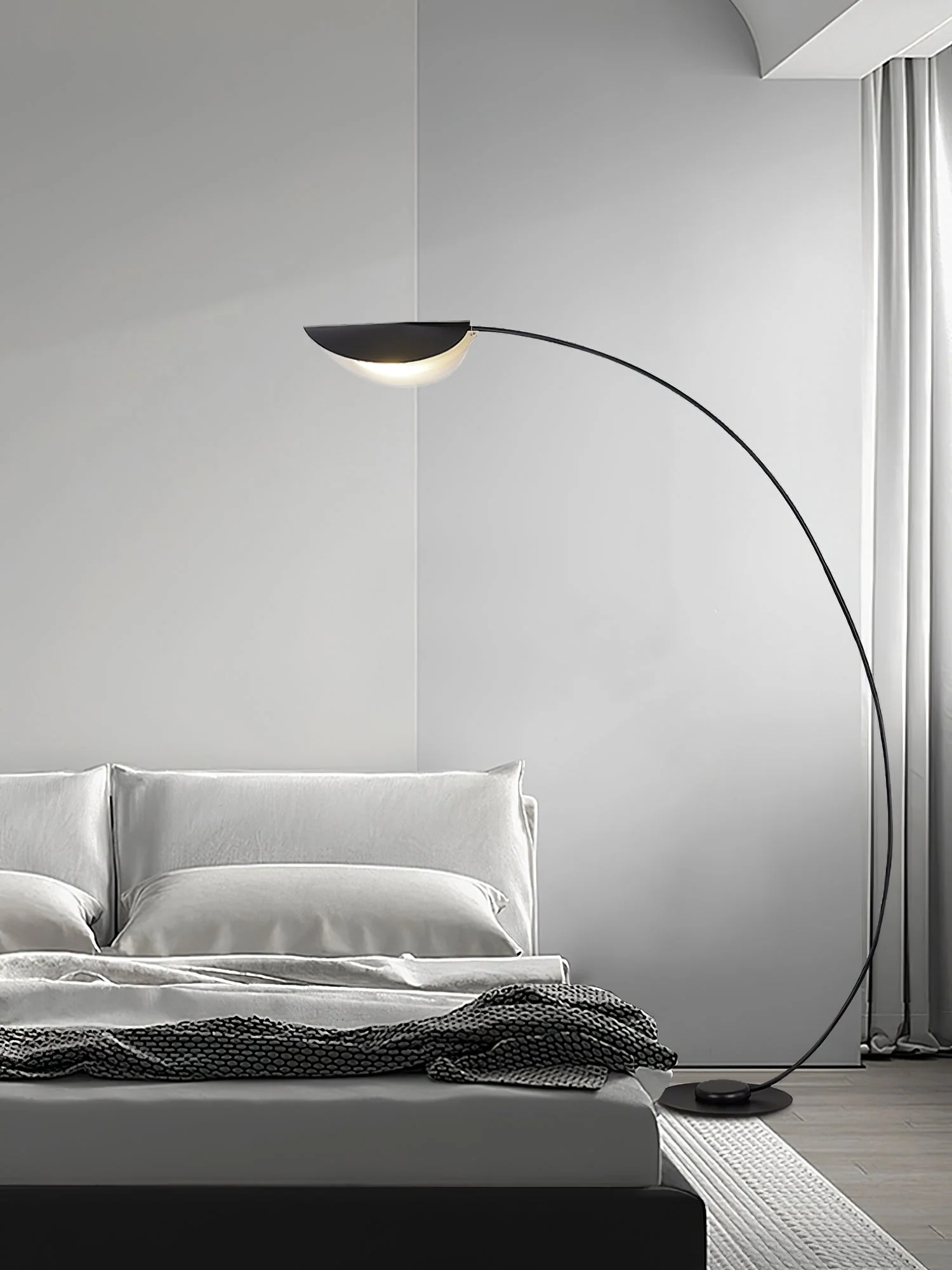 Black Contemporary Floor Lamp - Image 22