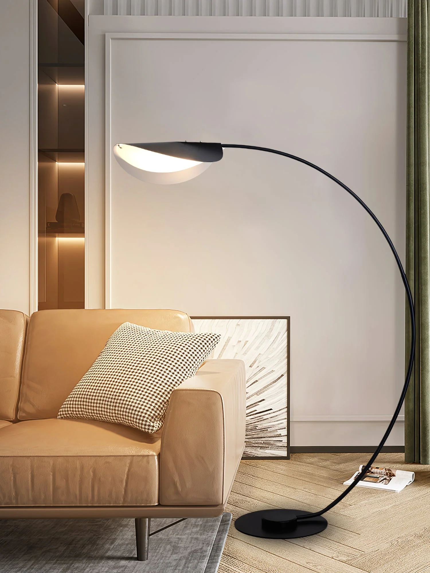 Black Contemporary Floor Lamp - Image 30
