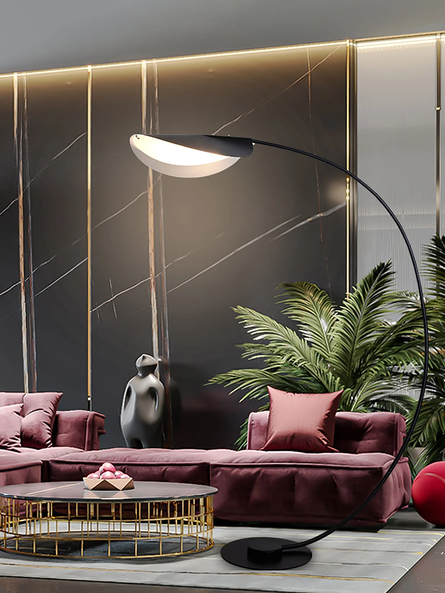 Black Contemporary Floor Lamp - Image 31