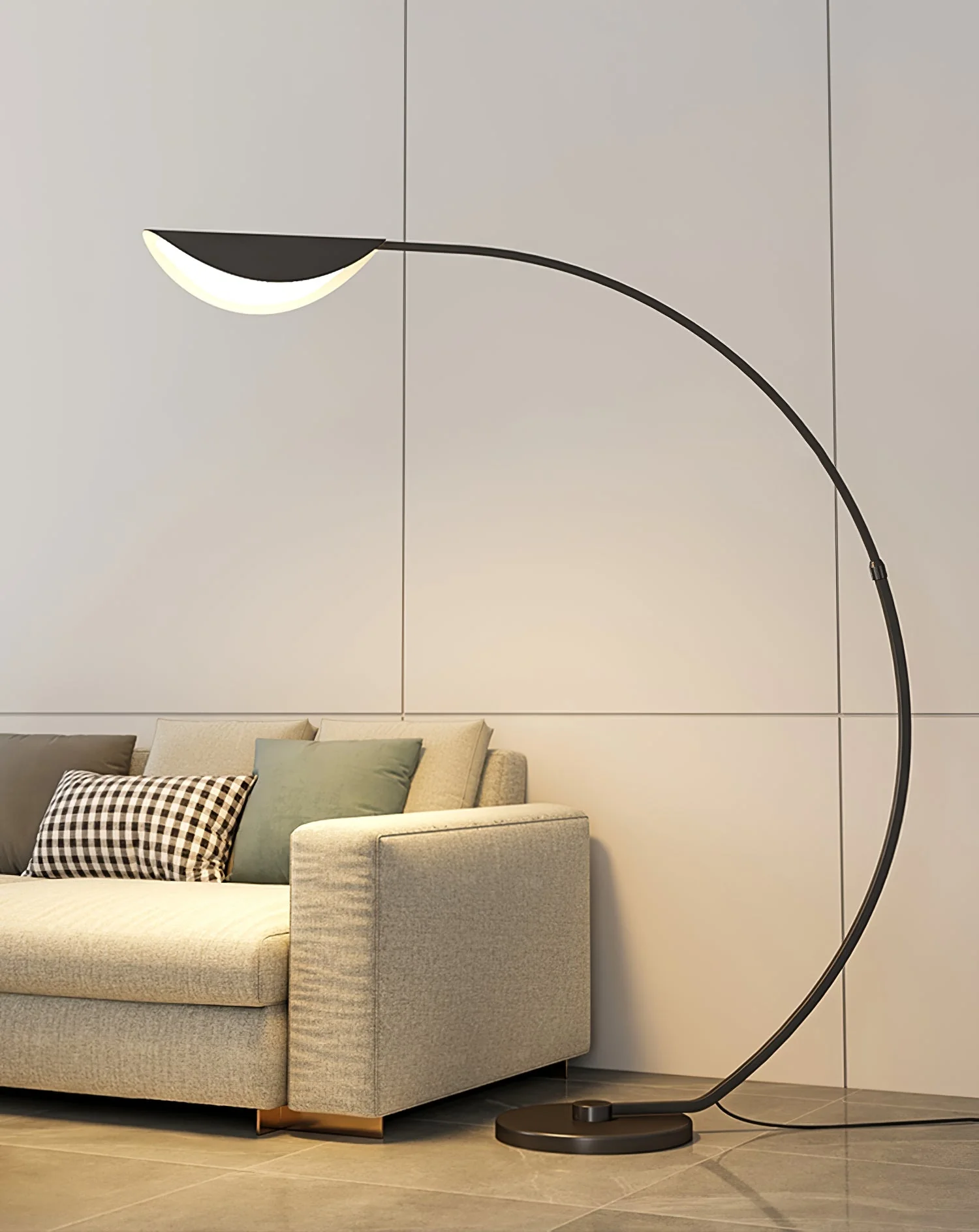 Black Contemporary Floor Lamp - Image 35