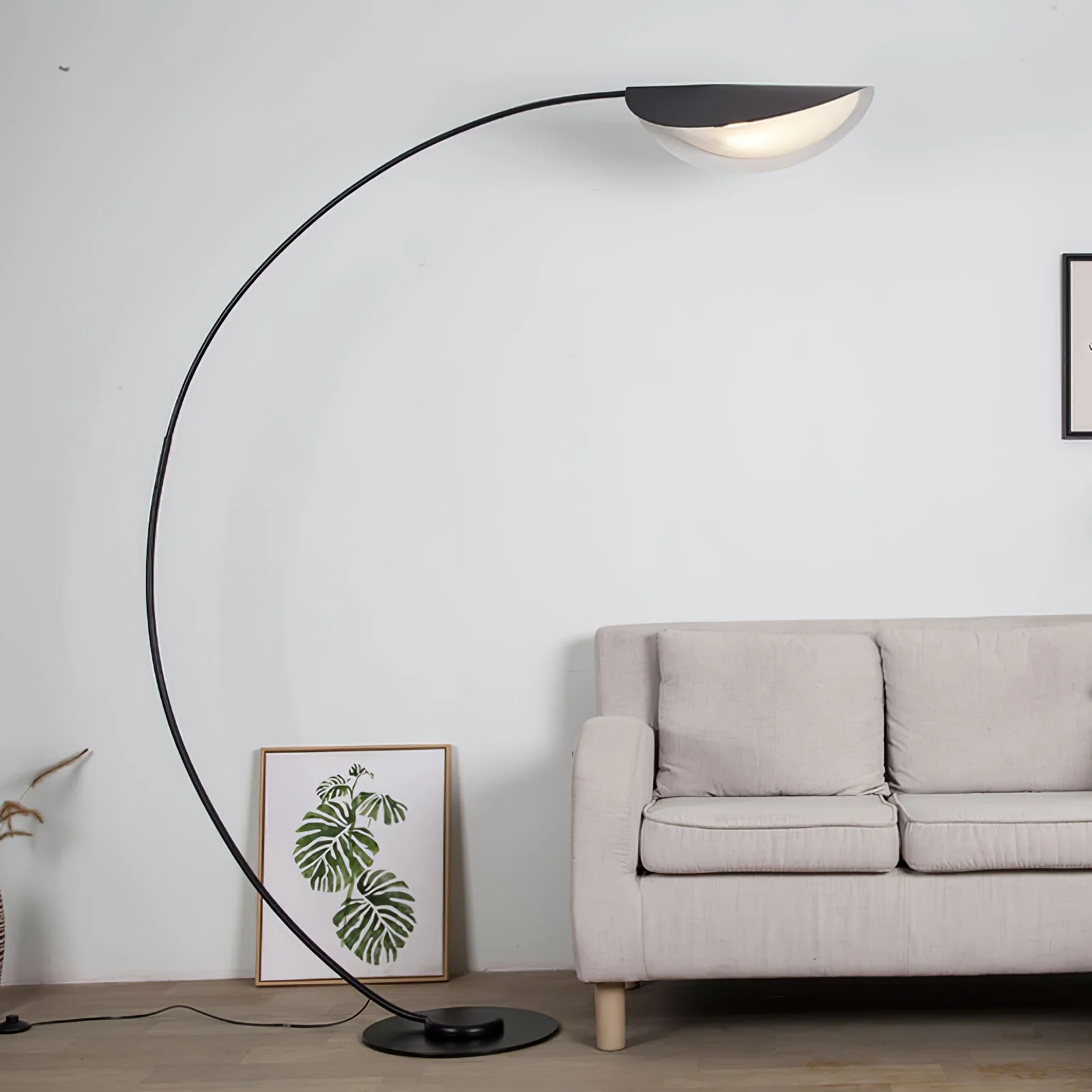 Black Contemporary Floor Lamp - Image 5