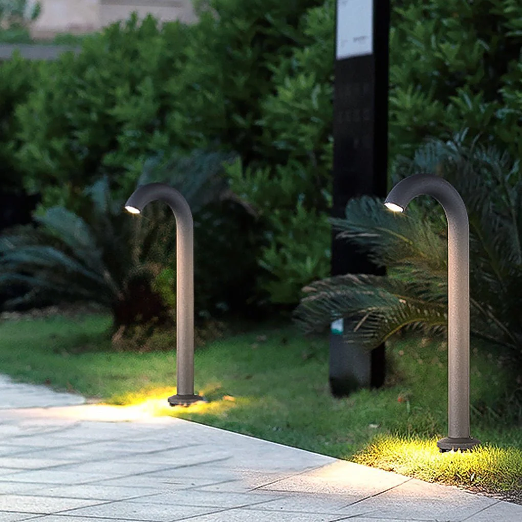 Blackb Curved Arch Outdoor Paths Light
