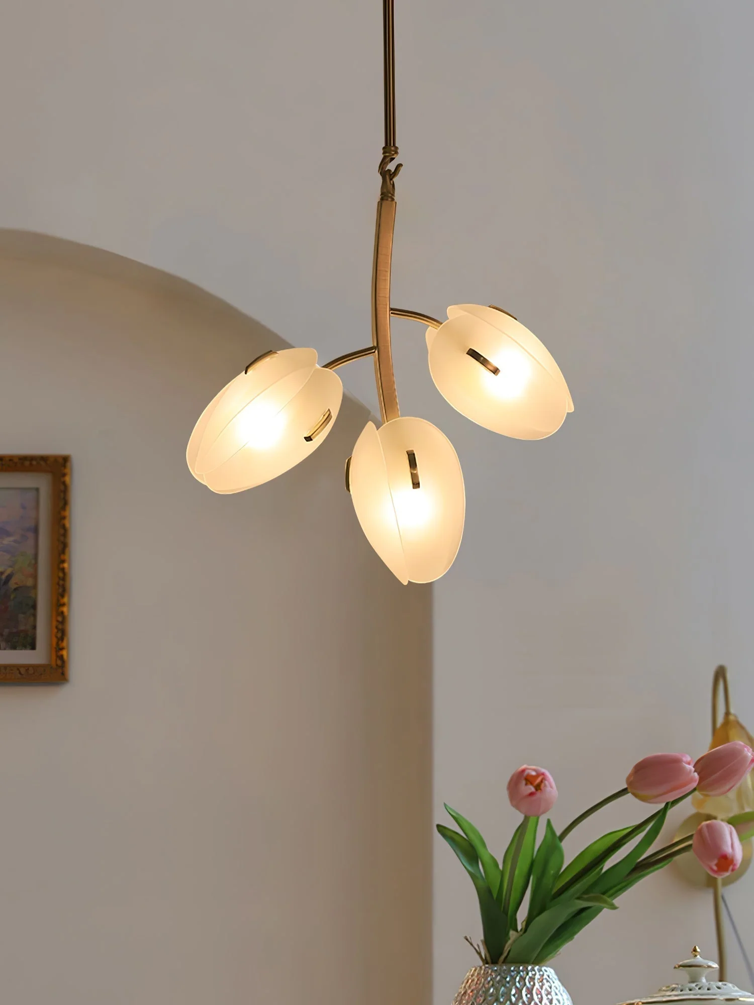 Blossom Contemporary Glass Chandelier - Image 15