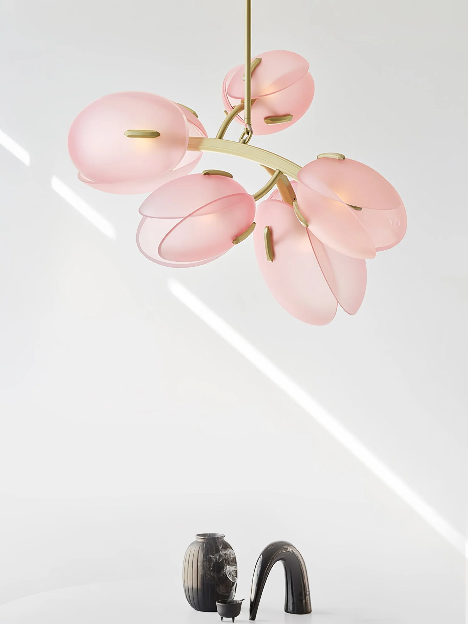 Blossom Contemporary Glass Chandelier - Image 40