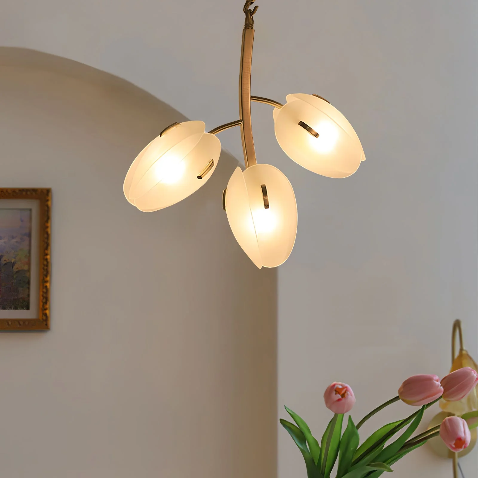 Blossom Contemporary Glass Chandelier - Image 64