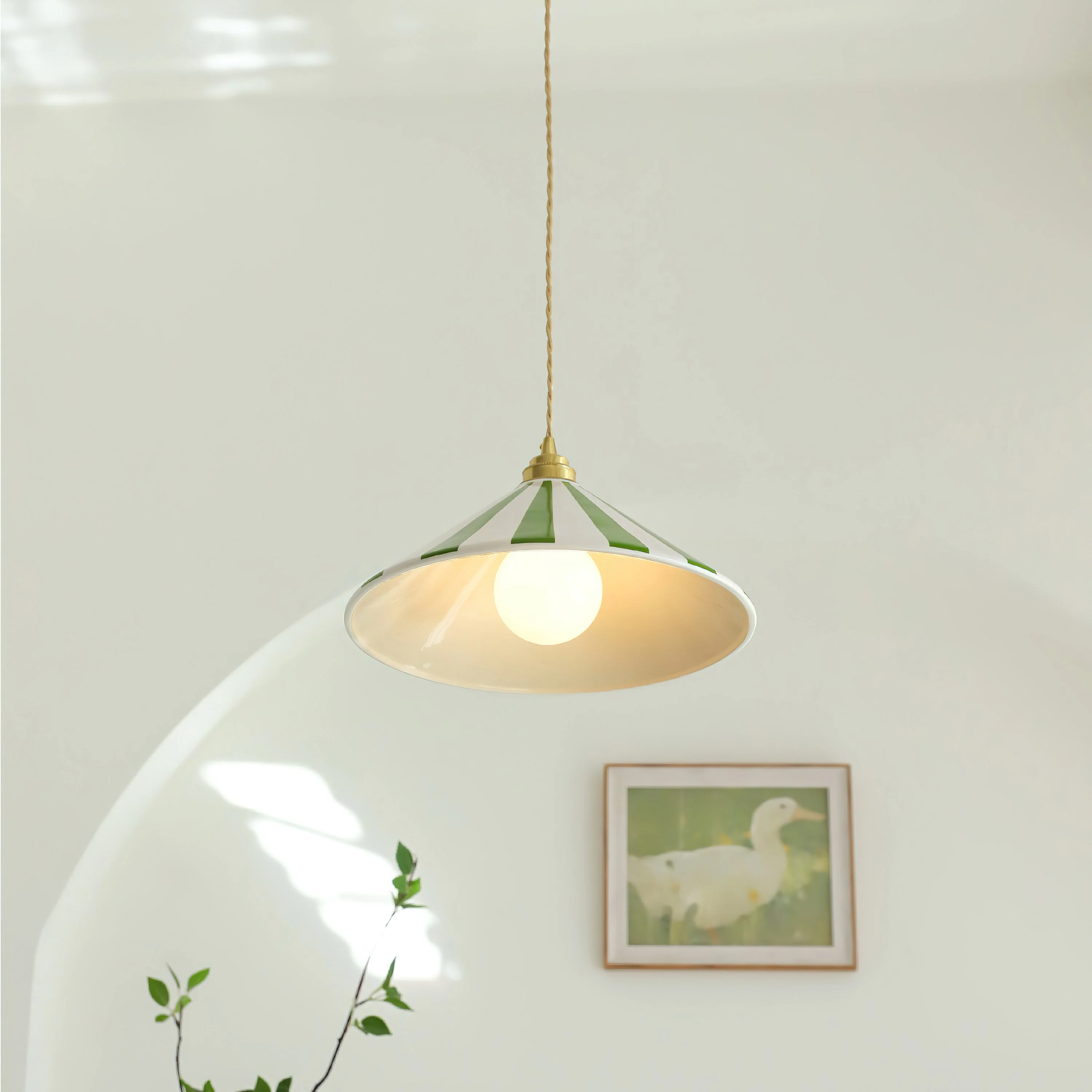 Bobine Modern Brass Pendant Light - Image 20
