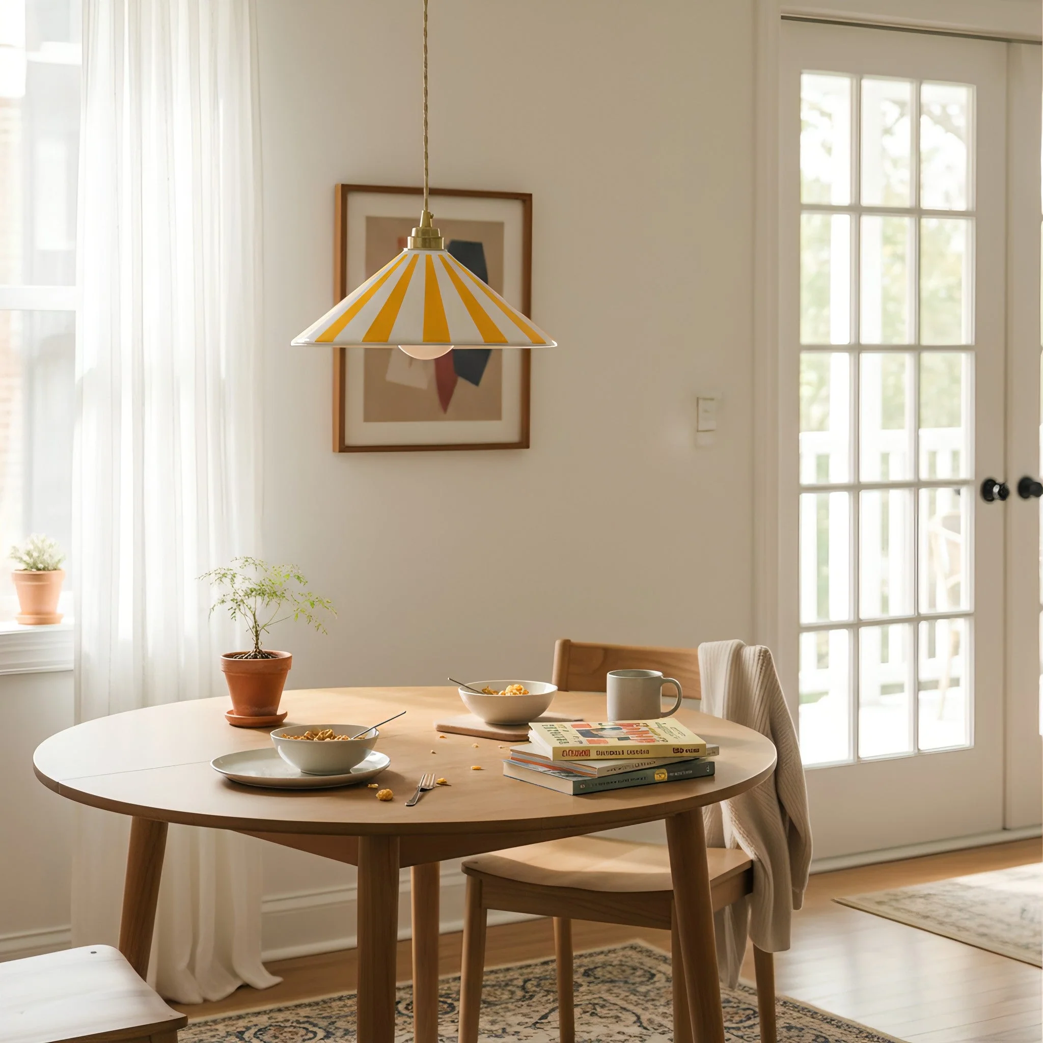 Bobine Modern Brass Pendant Light - Image 3