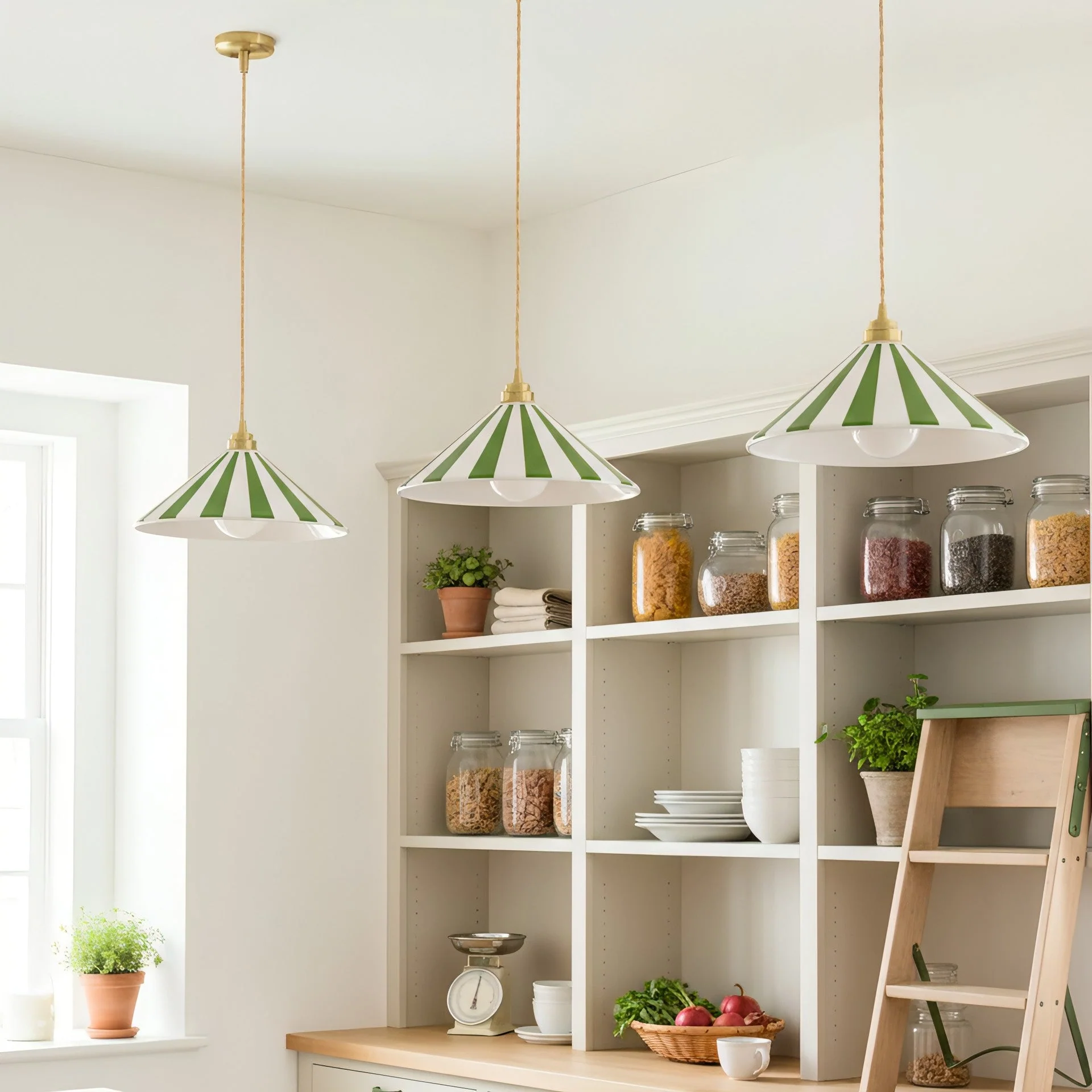Bobine Modern Brass Pendant Light - Image 6