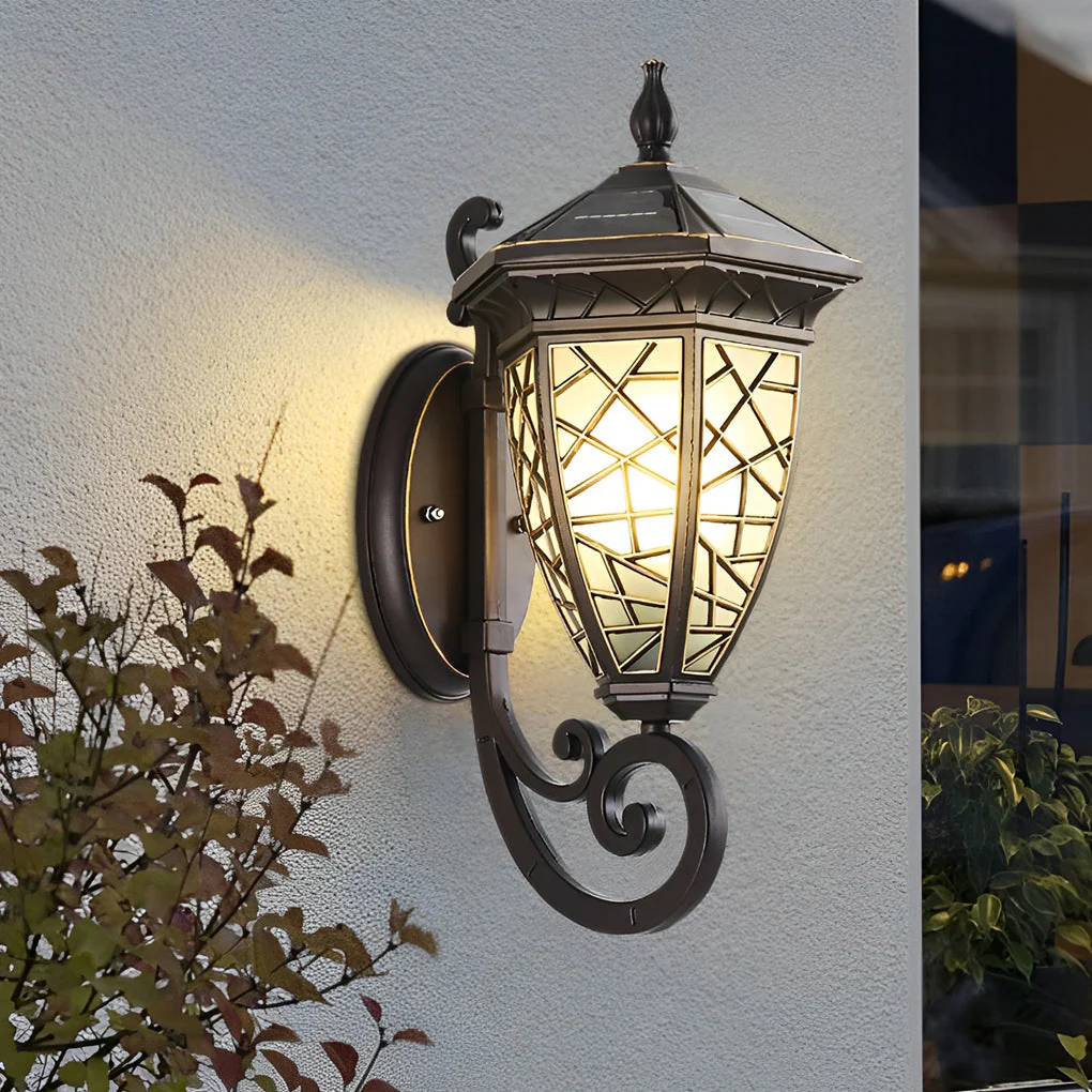 Bond Retro Pattern American Style Outdoor Wall Lamp - Image 10