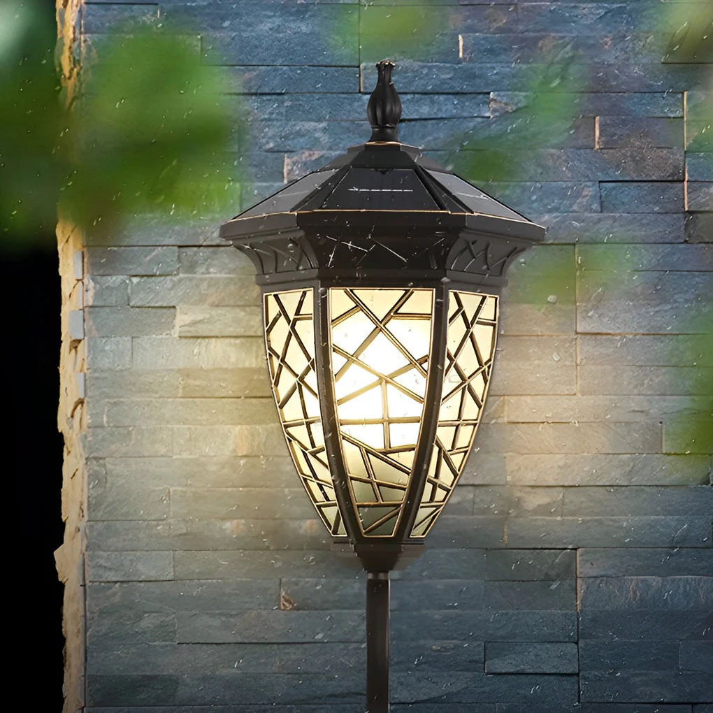 Bond Retro Pattern American Style Outdoor Wall Lamp - Image 13