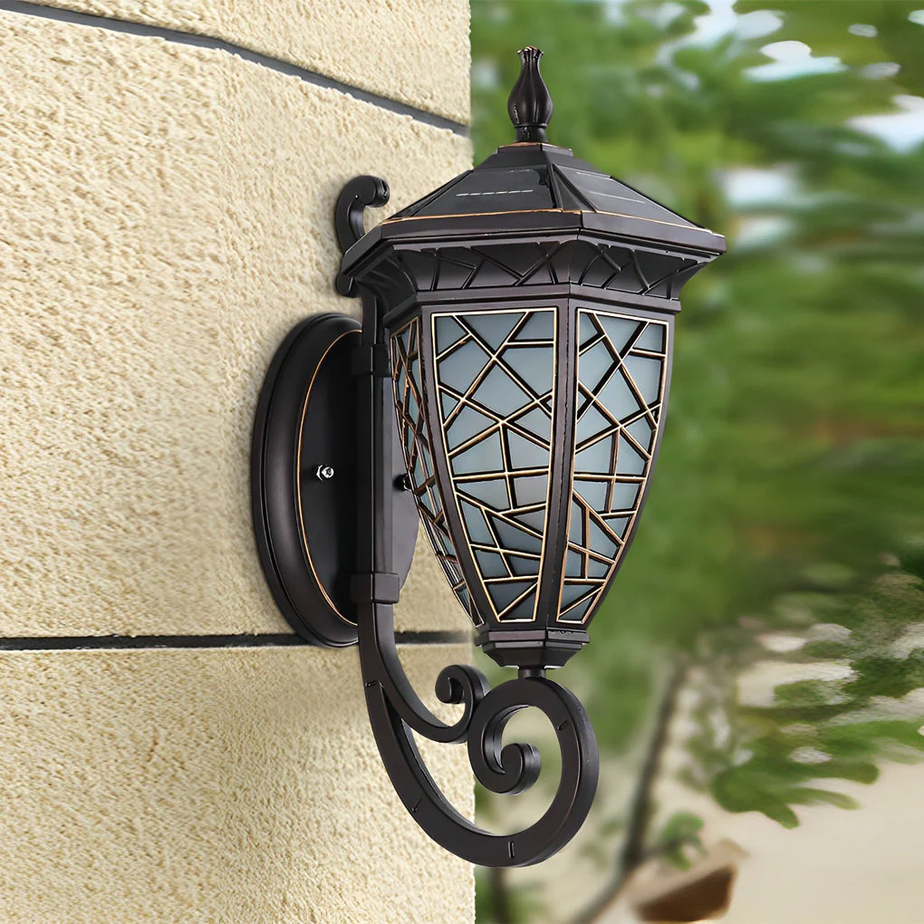 Bond Retro Pattern American Style Outdoor Wall Lamp - Image 15