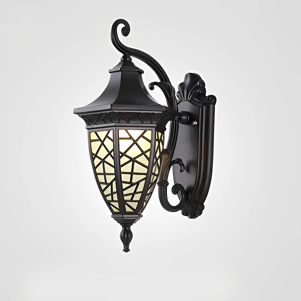 Bond Retro Pattern American Style Outdoor Wall Lamp - Image 2