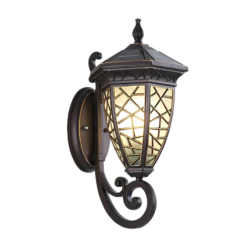 Bond Retro Pattern American Style Outdoor Wall Lamp - Image 5