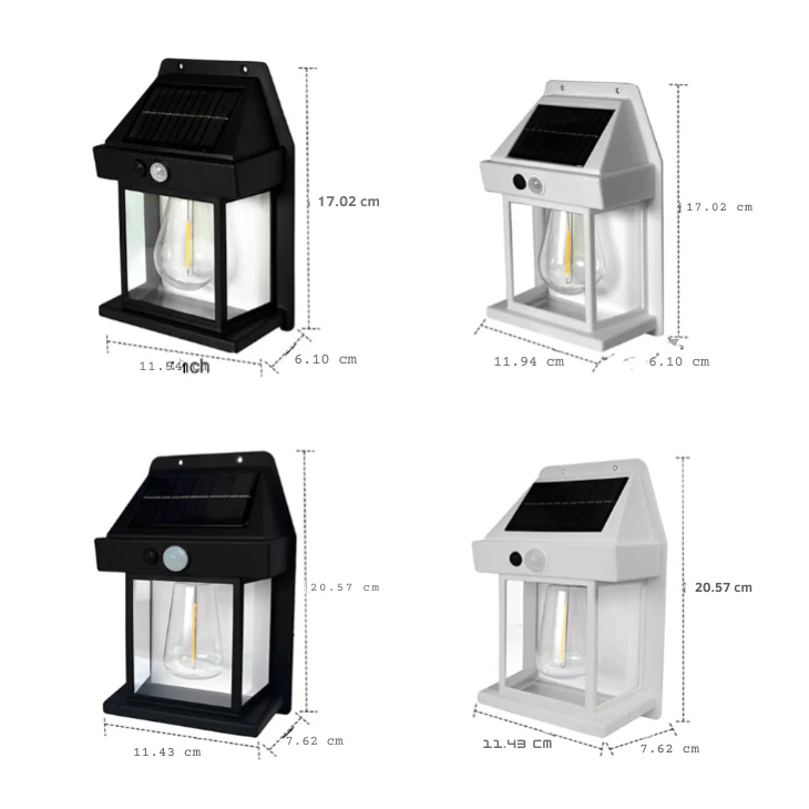 Bonie Tungsten Bulb Motion ABS Outdoor Wall Lanterns - Image 4