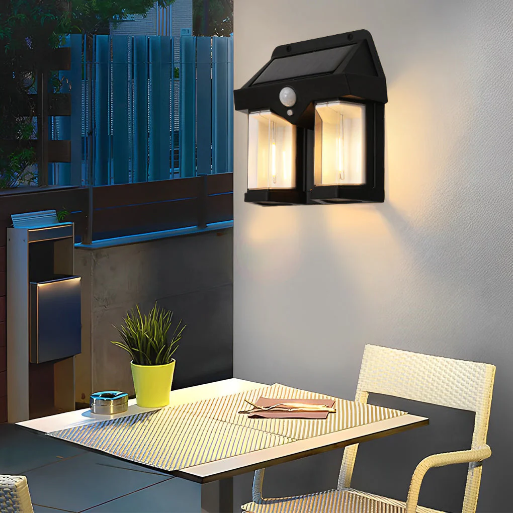Bonie Tungsten Bulb Motion ABS Outdoor Wall Lanterns - Image 9
