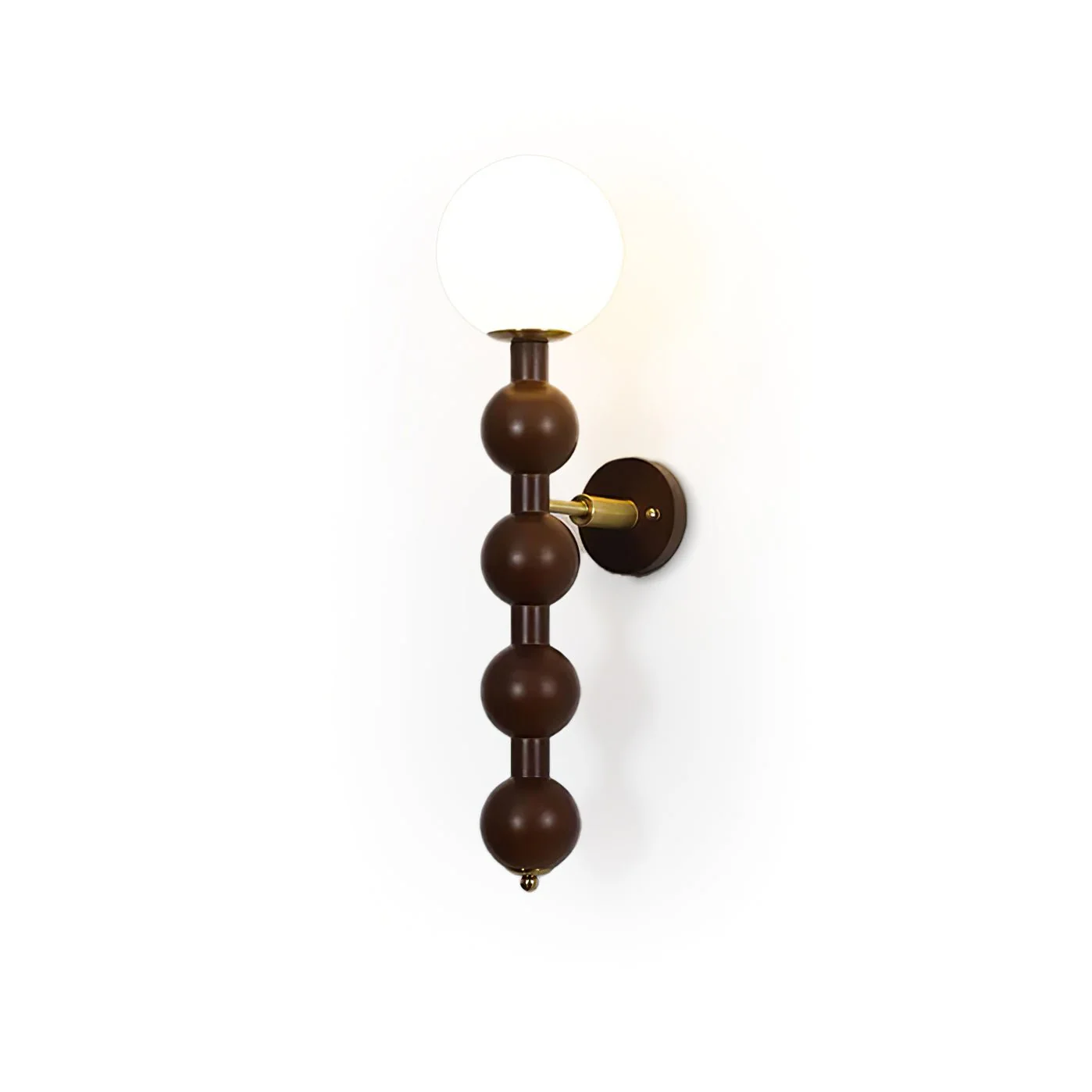 Olaeia Modern Minimalist Bubbly Wooden Glass Wall Lamp - Image 13