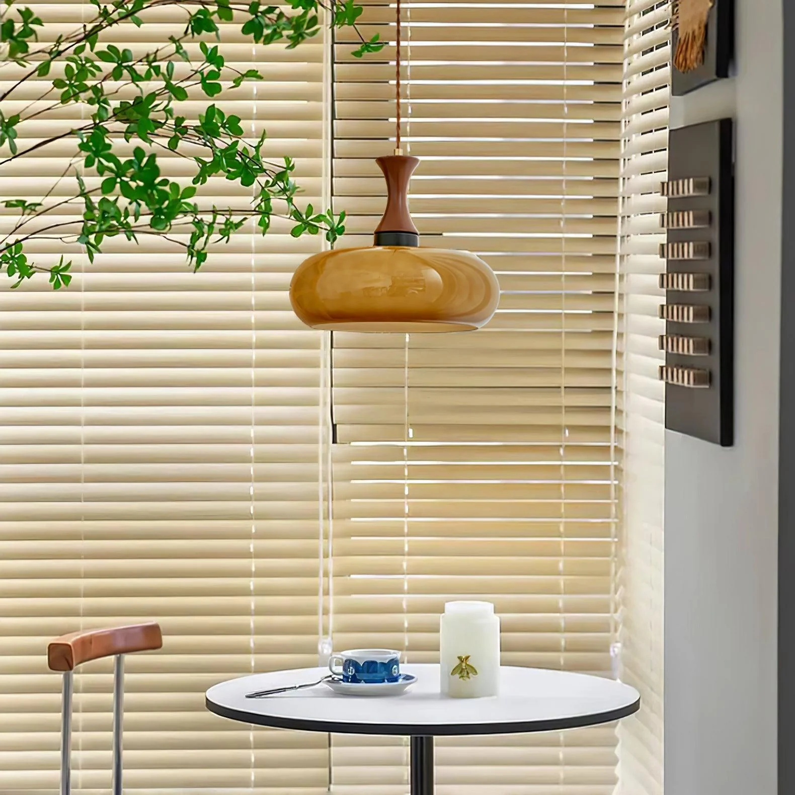 Cadenza Wood Retro Pendant Lamp - Image 10