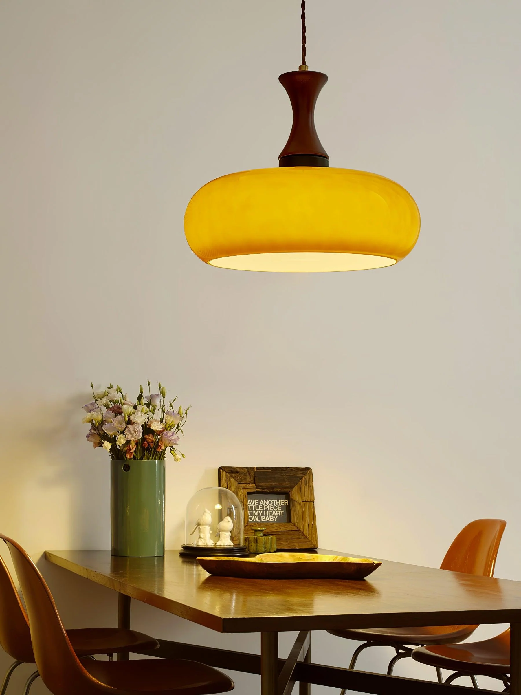 Cadenza Wood Retro Pendant Lamp - Image 6