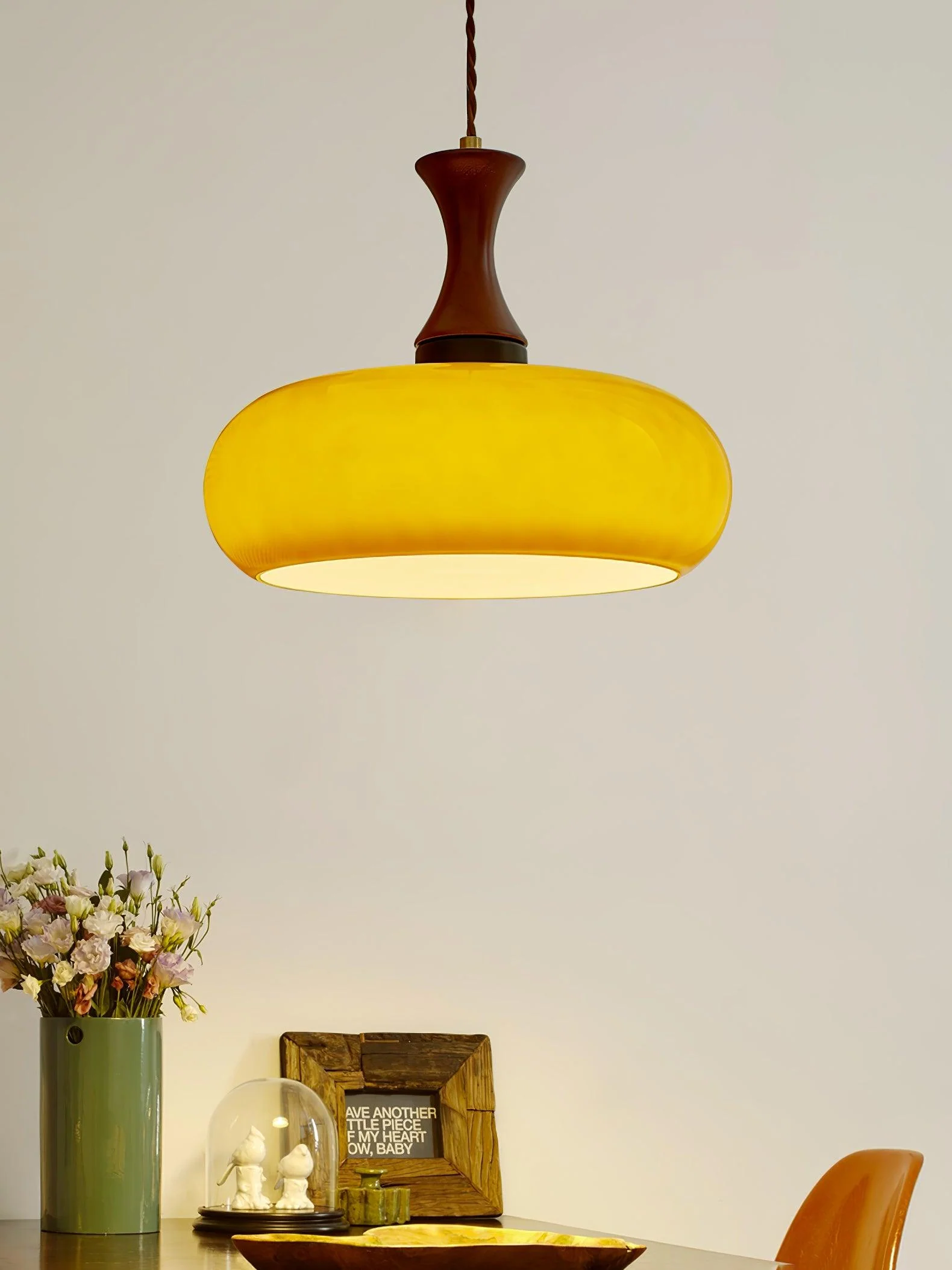 Cadenza Wood Retro Pendant Lamp - Image 7