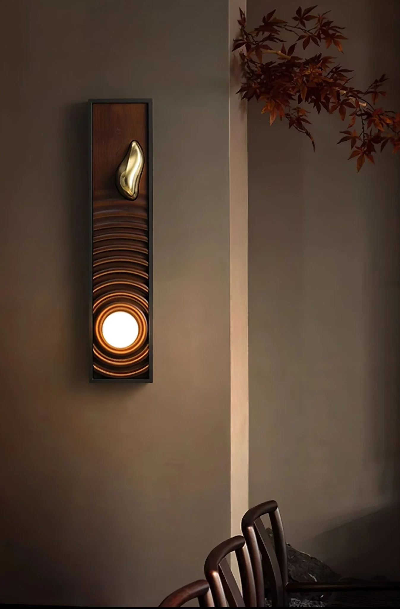 Caleb Vintage Wood Wall Lamp - Image 12