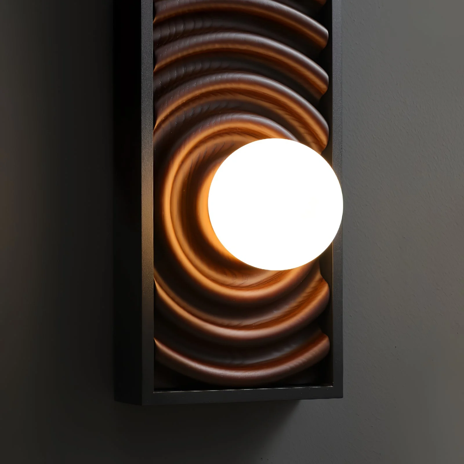 Caleb Vintage Wood Wall Lamp - Image 21