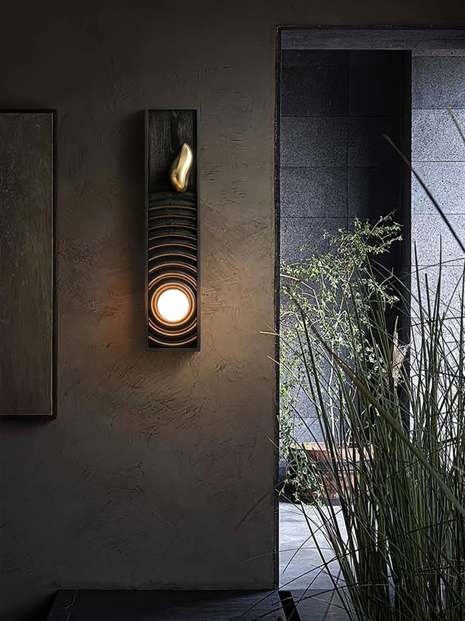 Caleb Vintage Wood Wall Lamp - Image 8