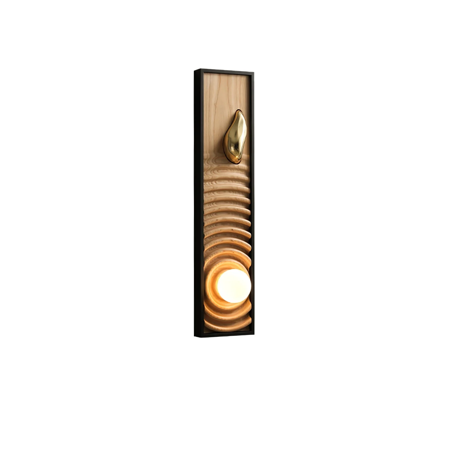 Caleb Vintage Wood Wall Lamp - Image 9
