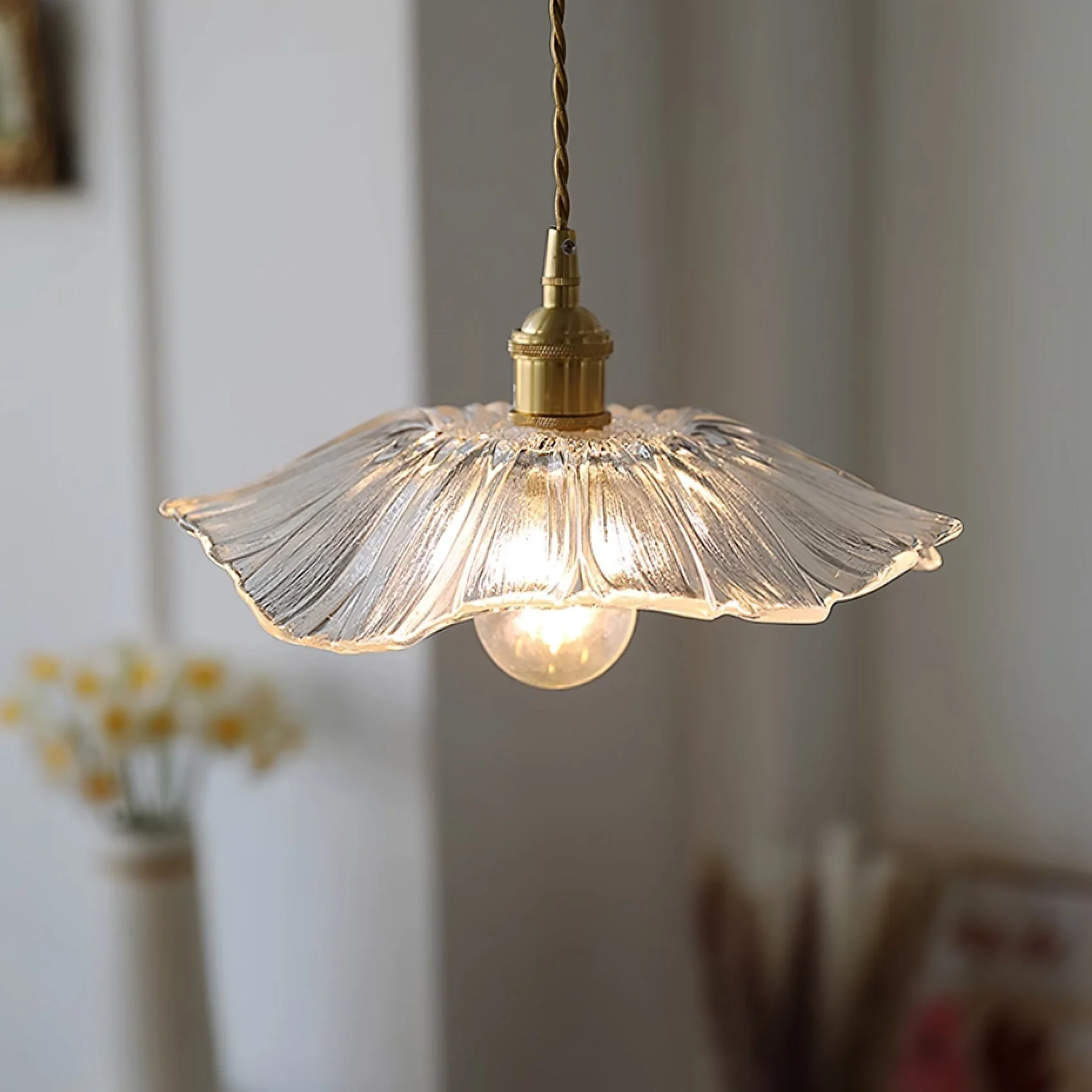 Calia Flower Glass Ceiling/Pendant Light - Image 21