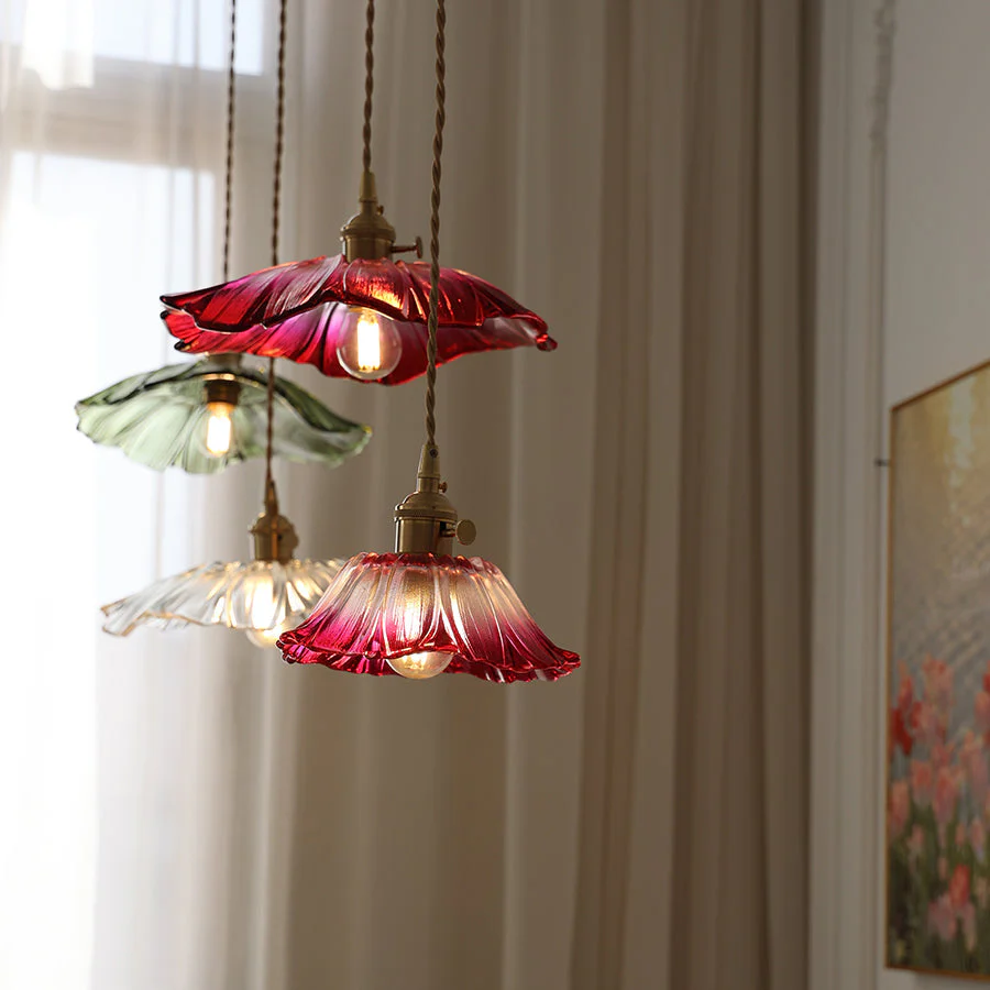 Calia Flower Glass Ceiling/Pendant Light - Image 8