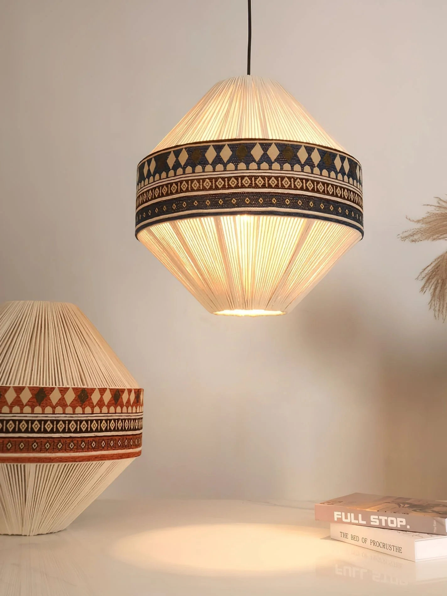 Calyce Fabric Cozy Pendant Lamp - Image 16