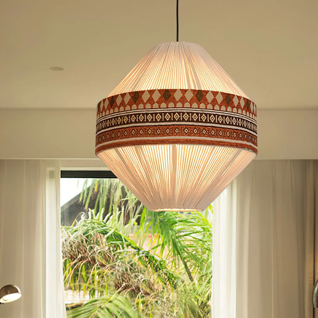 Calyce Fabric Cozy Pendant Lamp - Image 23