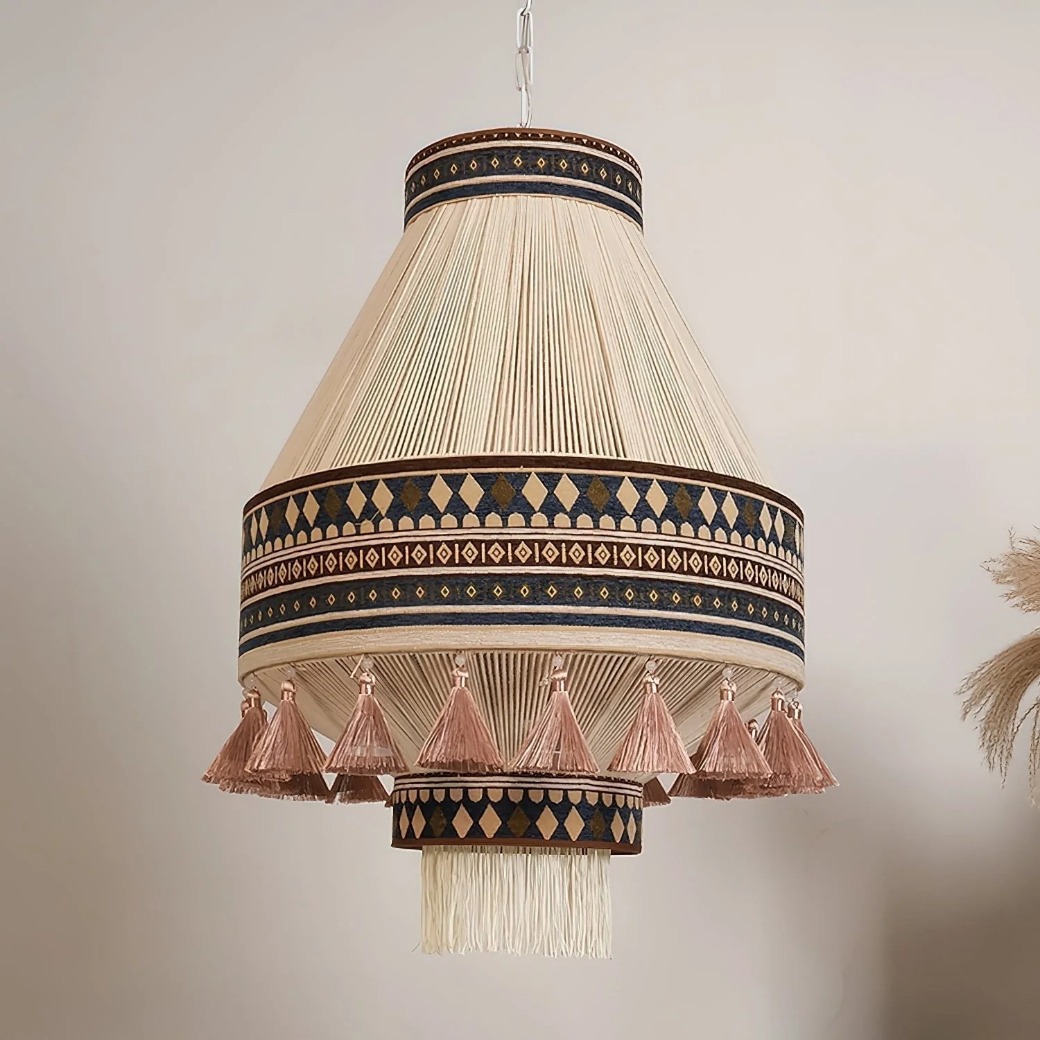 Calyce Fabric Cozy Pendant Lamp - Image 34