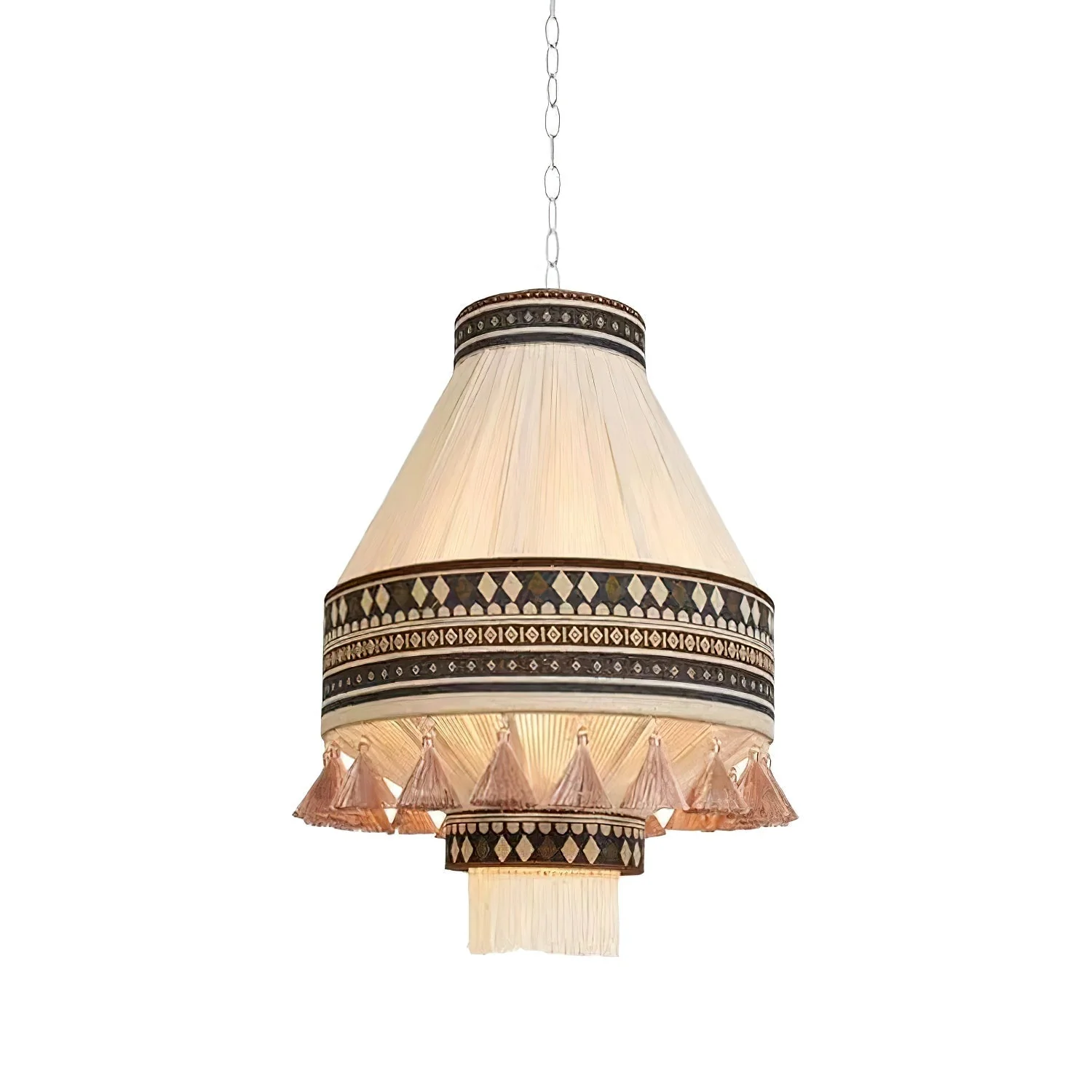 Calyce Fabric Cozy Pendant Lamp - Image 38