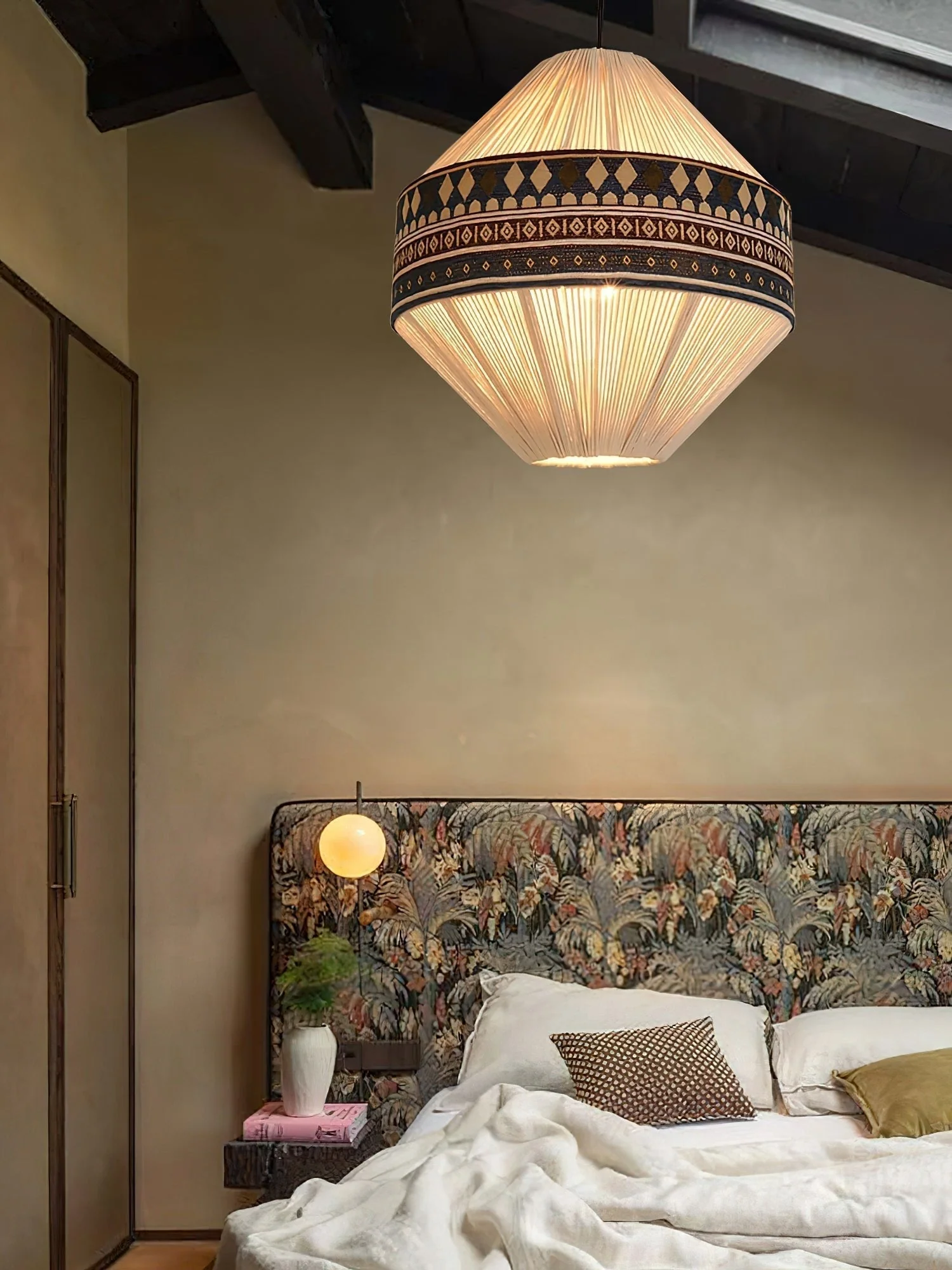 Calyce Fabric Cozy Pendant Lamp - Image 40