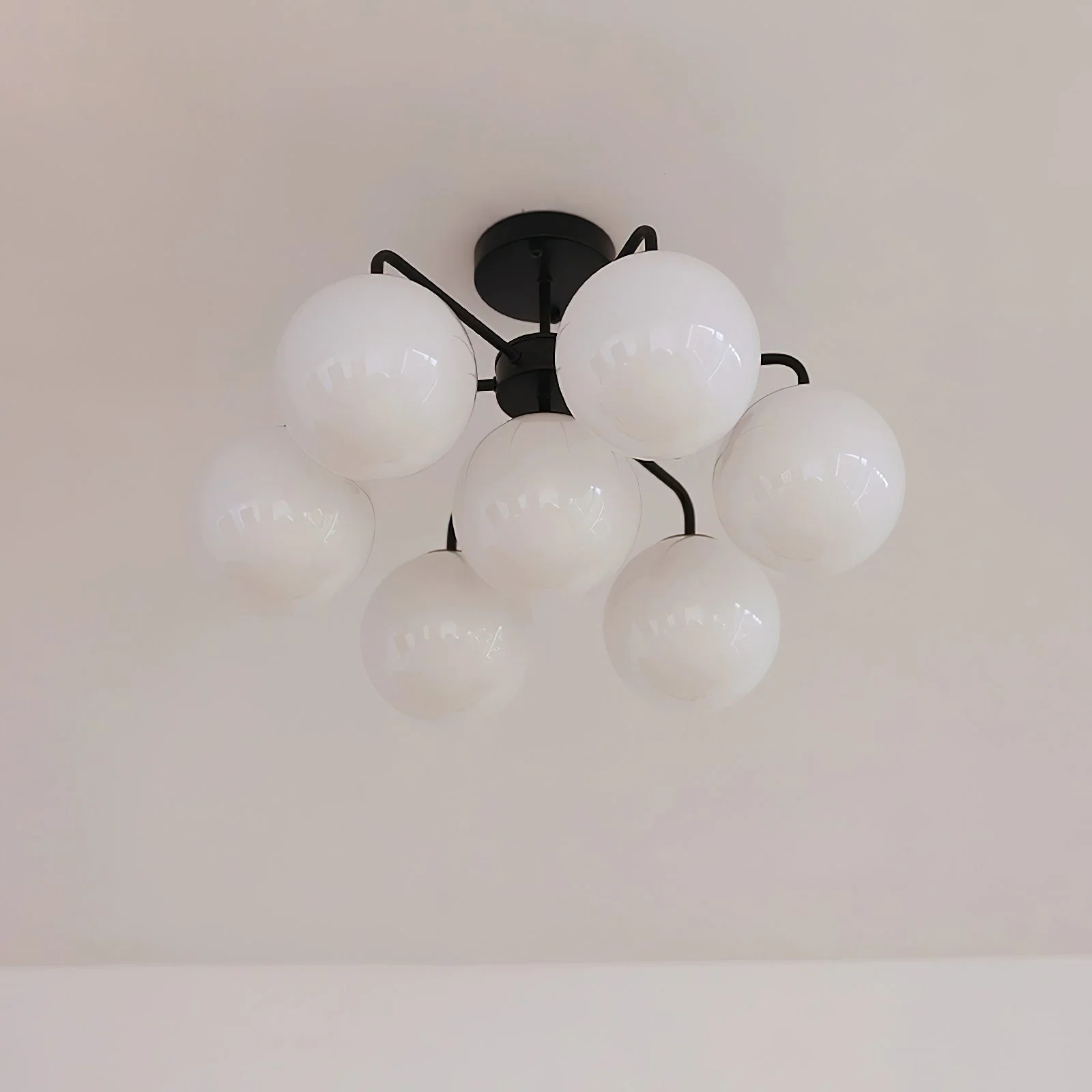 Camdyn Contemporary Glass Ceiling Light - Image 7