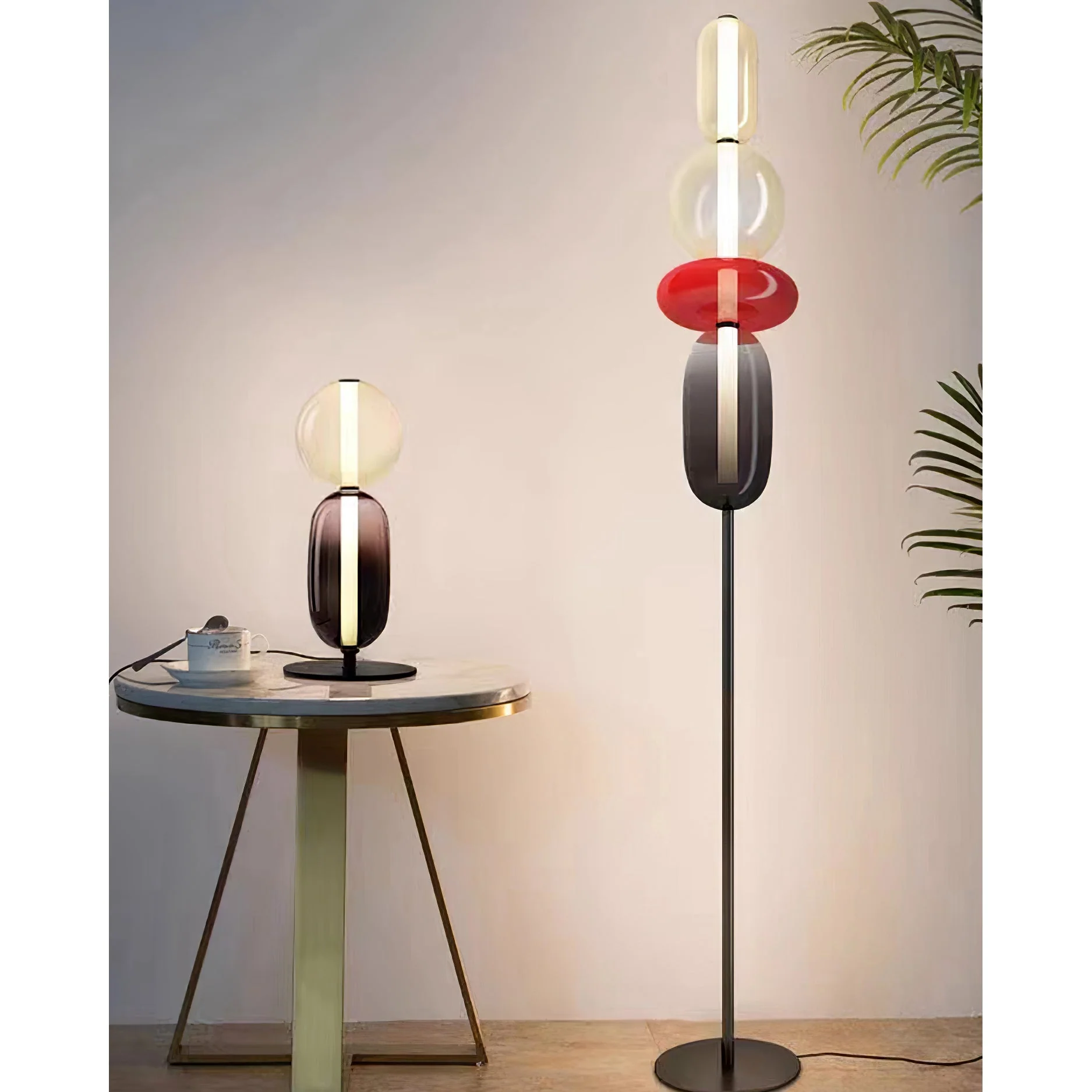 Candied Modern Glass Floor Lamp - Image 15