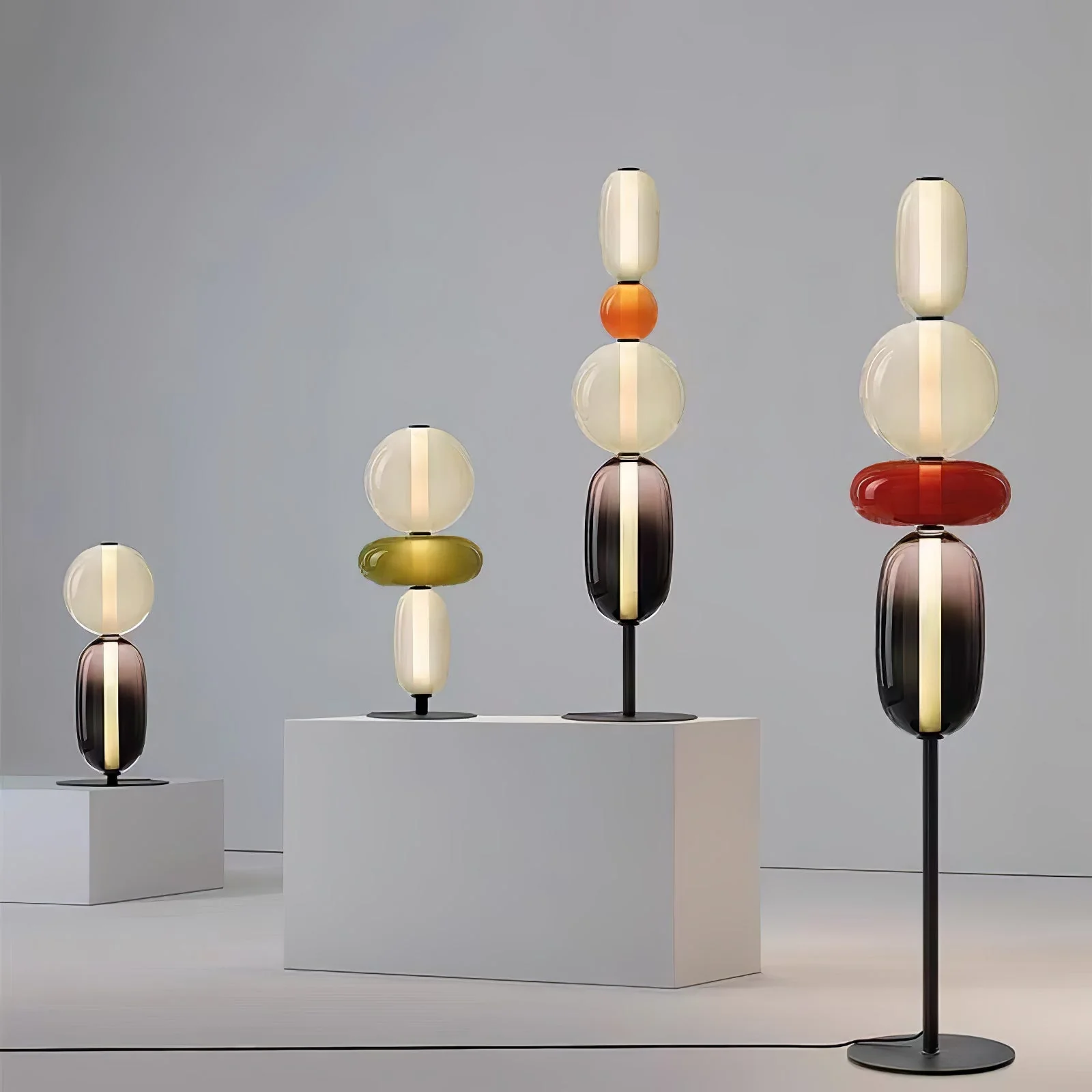 Candied Modern Glass Floor Lamp - Image 18