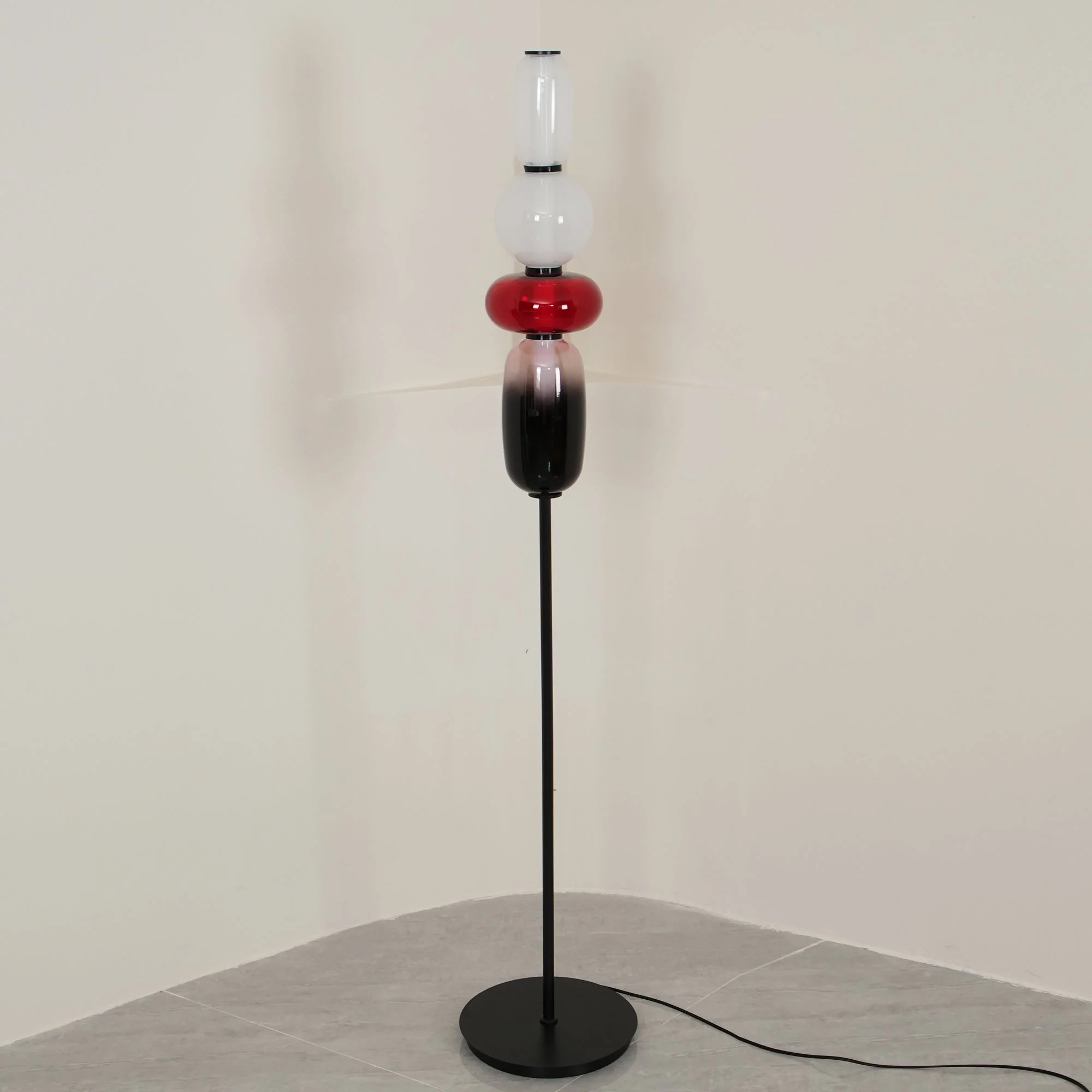 Candied Modern Glass Floor Lamp - Image 19
