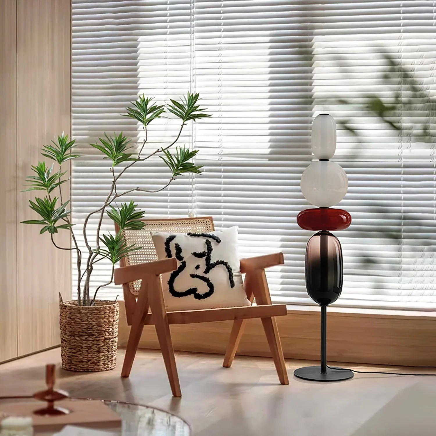 Candied Modern Glass Floor Lamp - Image 4