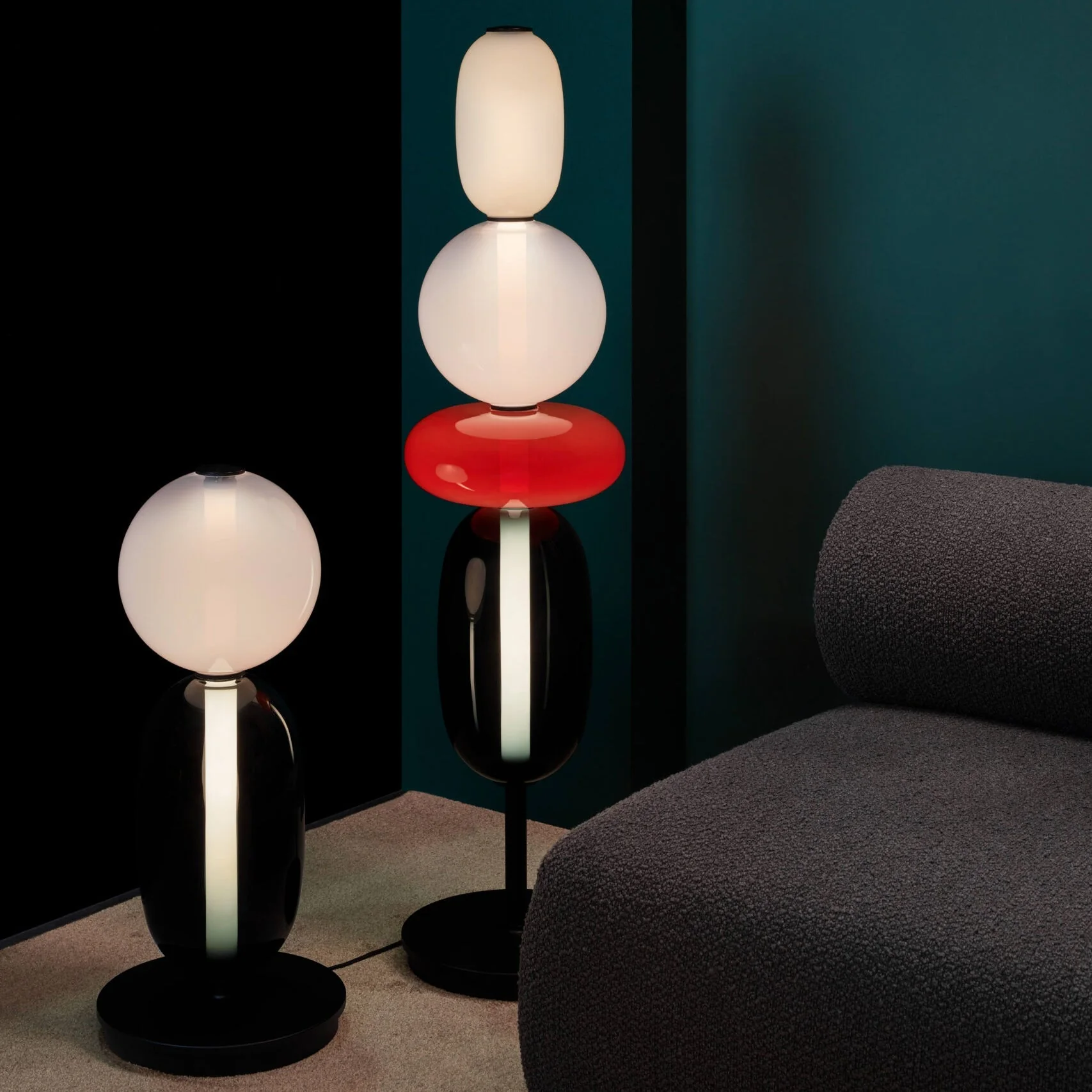 Candied Modern Glass Floor Lamp - Image 5