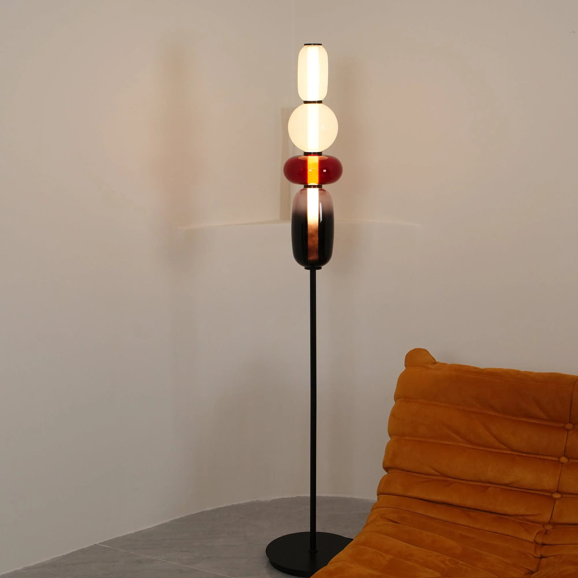 Candied Modern Glass Floor Lamp - Image 8