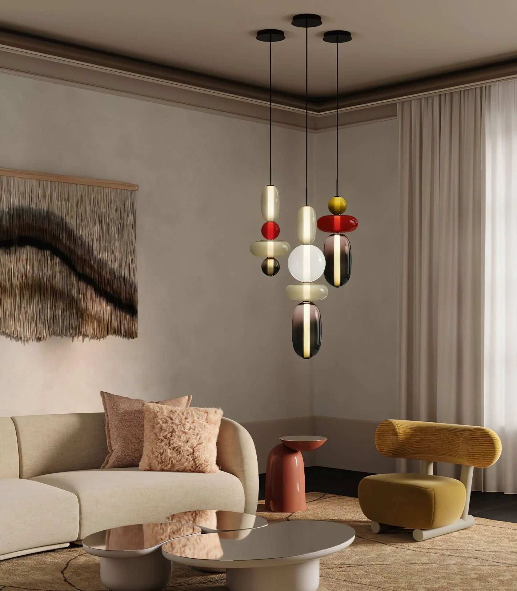 Candied Modern Glass Pendant Light - Image 10