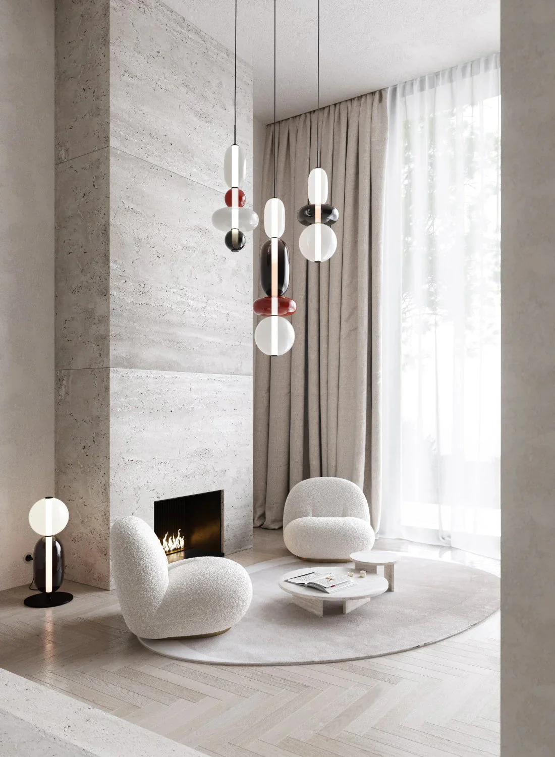 Candied Modern Glass Pendant Light - Image 11