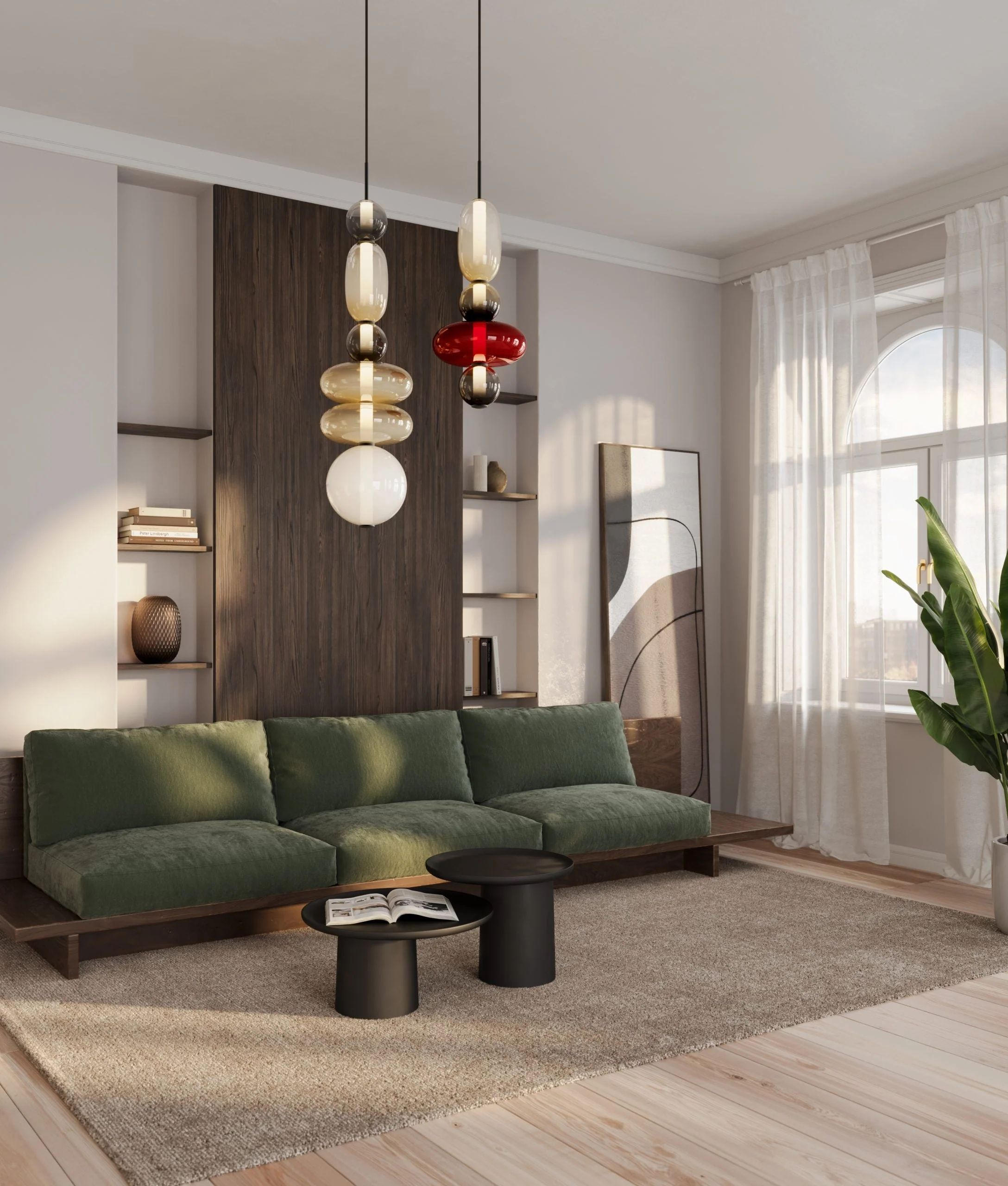 Candied Modern Glass Pendant Light - Image 14
