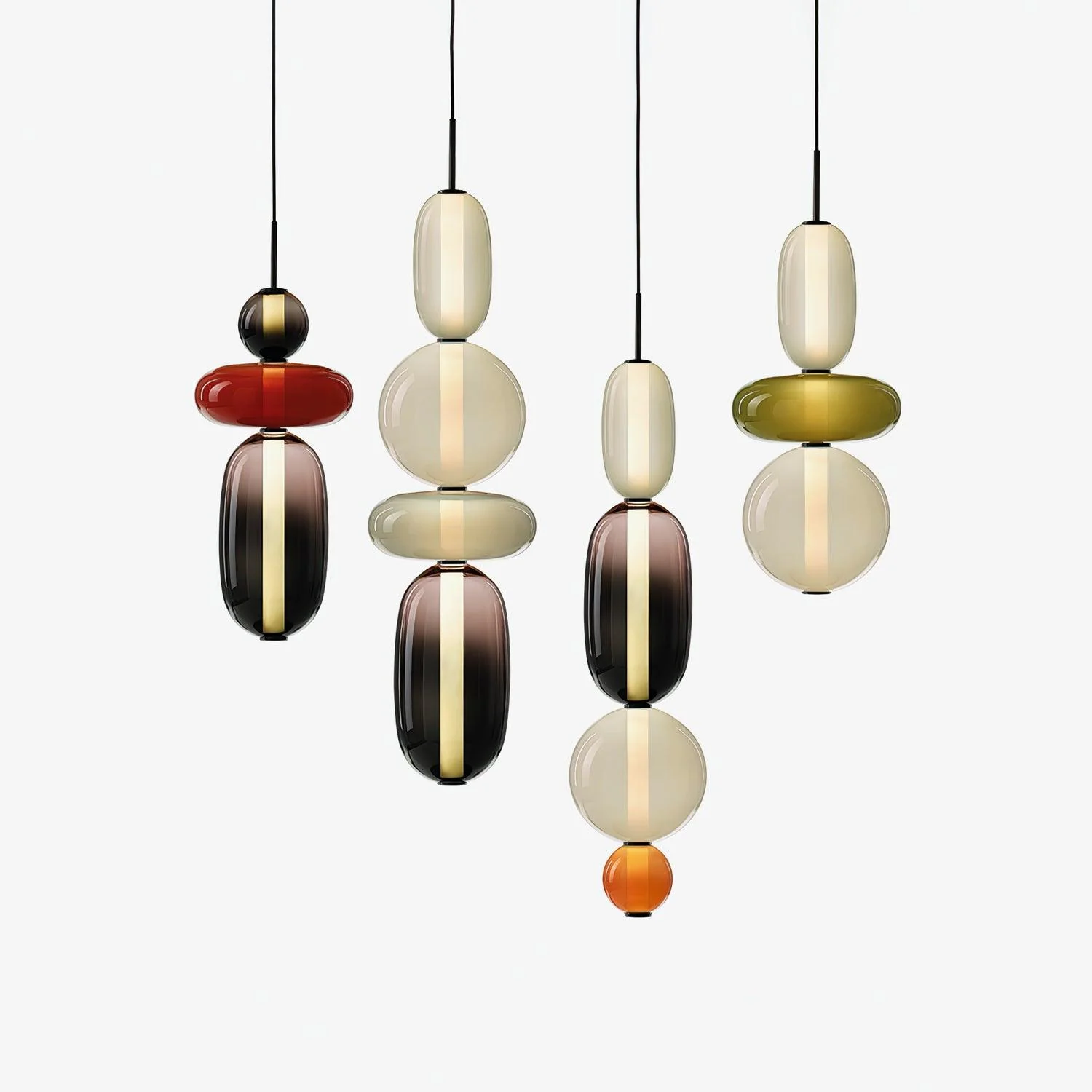 Candied Modern Glass Pendant Light - Image 20