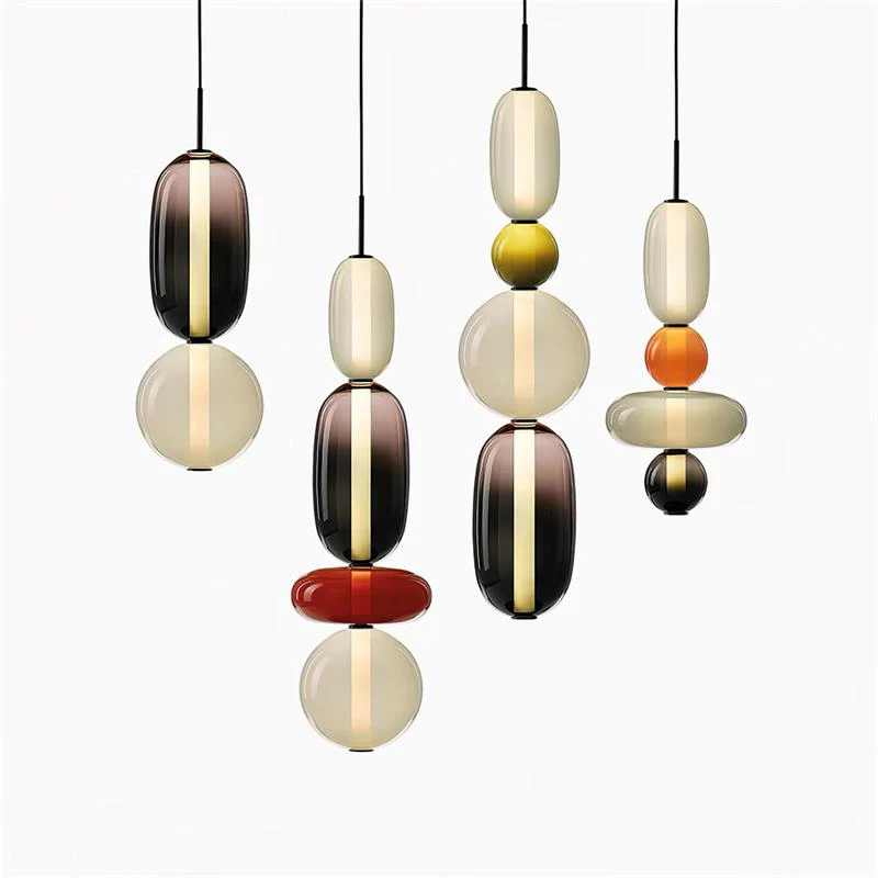 Candied Modern Glass Pendant Light - Image 24
