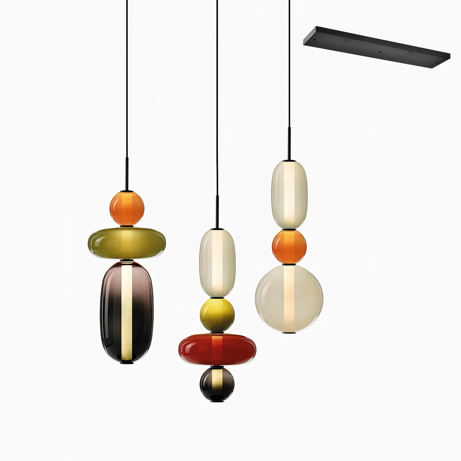 Candied Modern Glass Pendant Light - Image 28