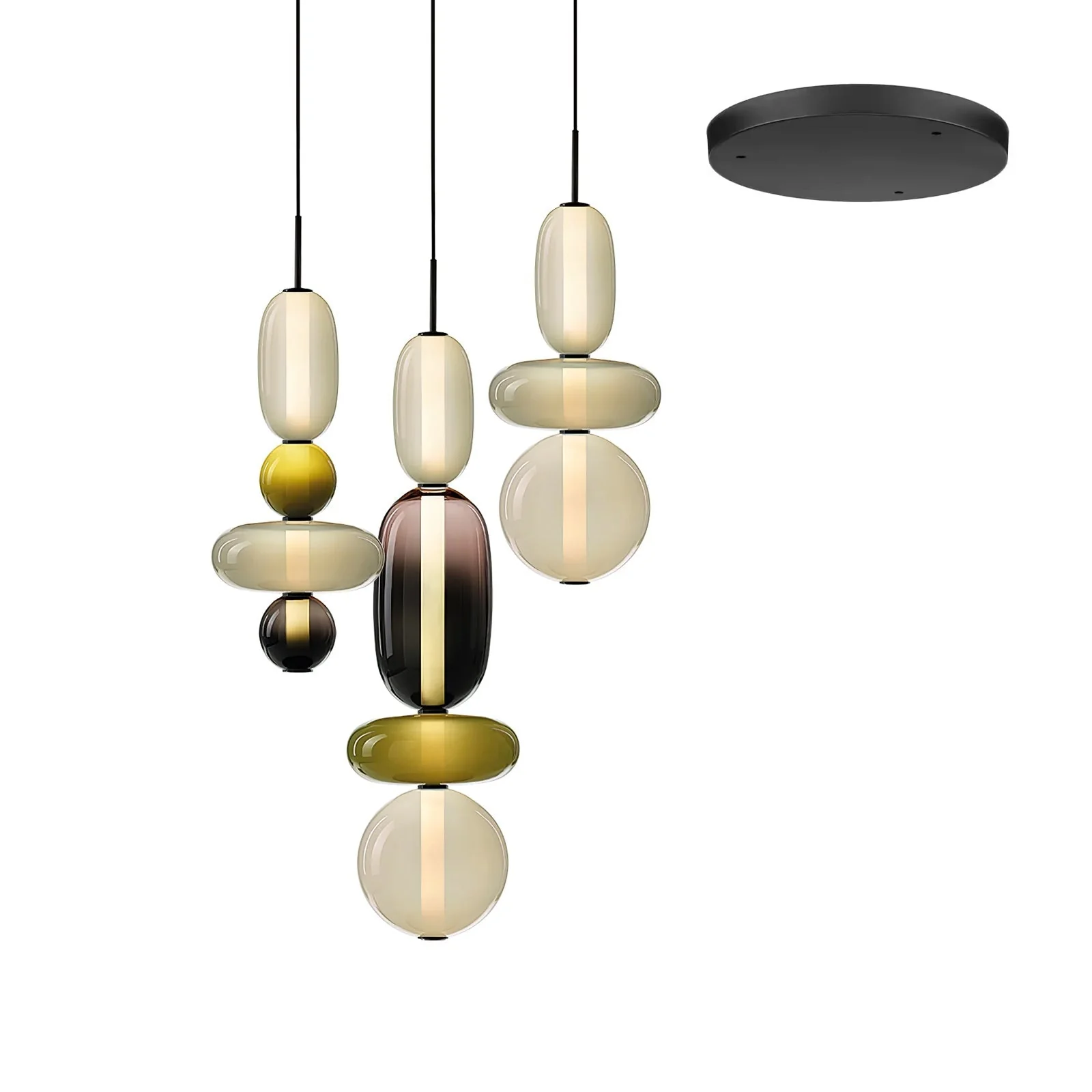 Candied Modern Glass Pendant Light - Image 29